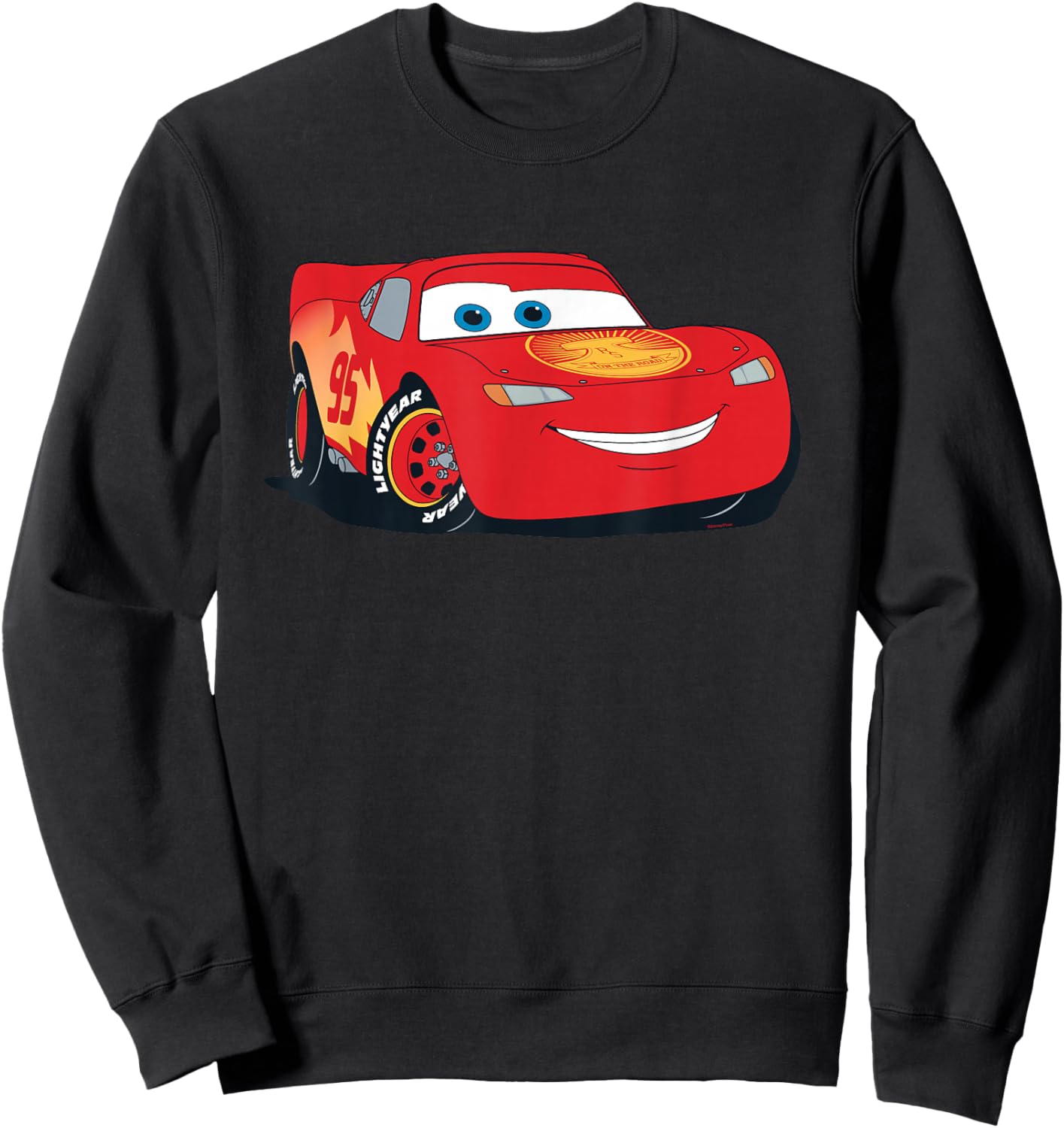 Disney and Pixar's Cars Lightning McQueen Big Pic Costume Sweatshirt - Sweatshirt | Black