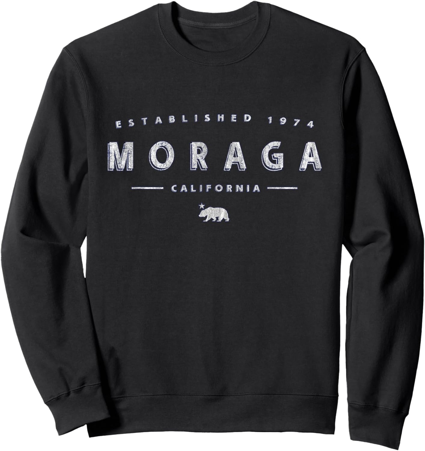 Moraga California - Moraga CA Sweatshirt - Sweatshirt | Black