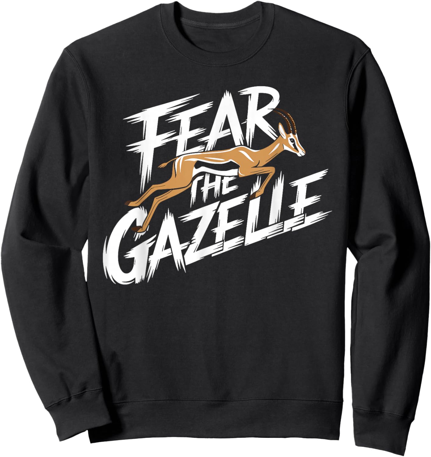 Fear The GAZELLE GAZELLES Sweatshirt - Sweatshirt | Black