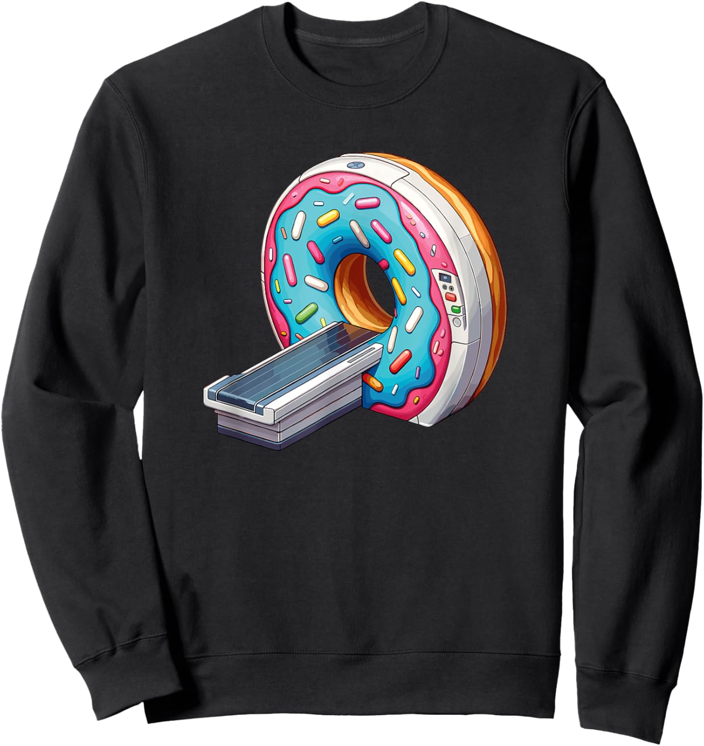 Donut of Truth MRI Scanner for Manip Radio Radiology Sweatshirt - Sweatshirt | Black