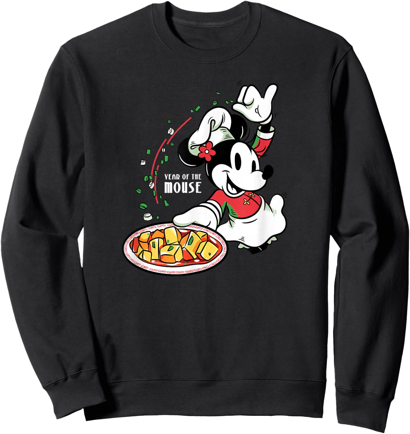 Minnie Mouse - Chinese New Year Mouse Chef Sweatshirt - Sweatshirt | Black