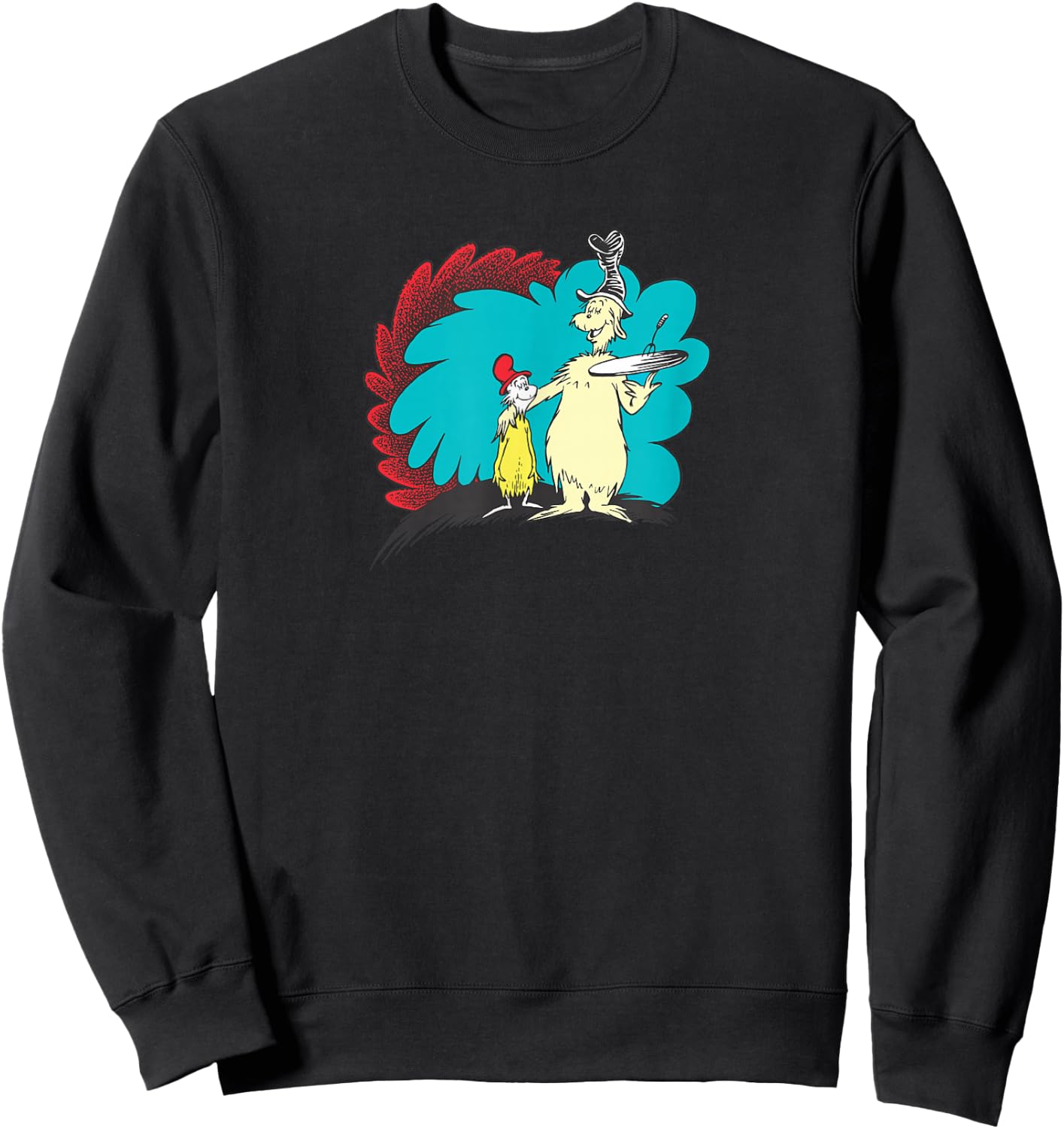 Dr. Seuss Green Eggs and Ham Friends Sweatshirt - Sweatshirt | Black