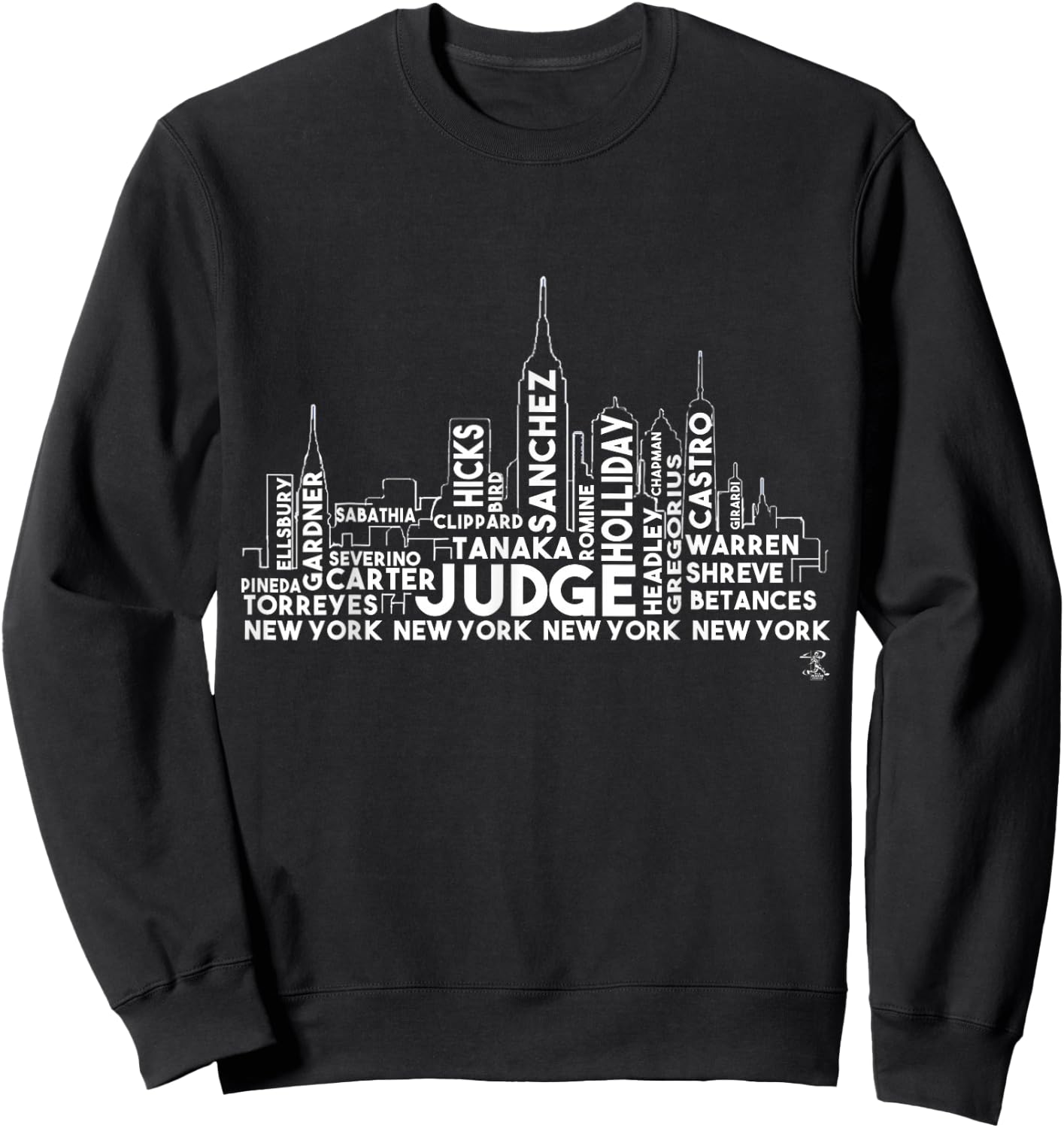 Aaron Judge Skyline - Apparel Sweatshirt - Sweatshirt | Black