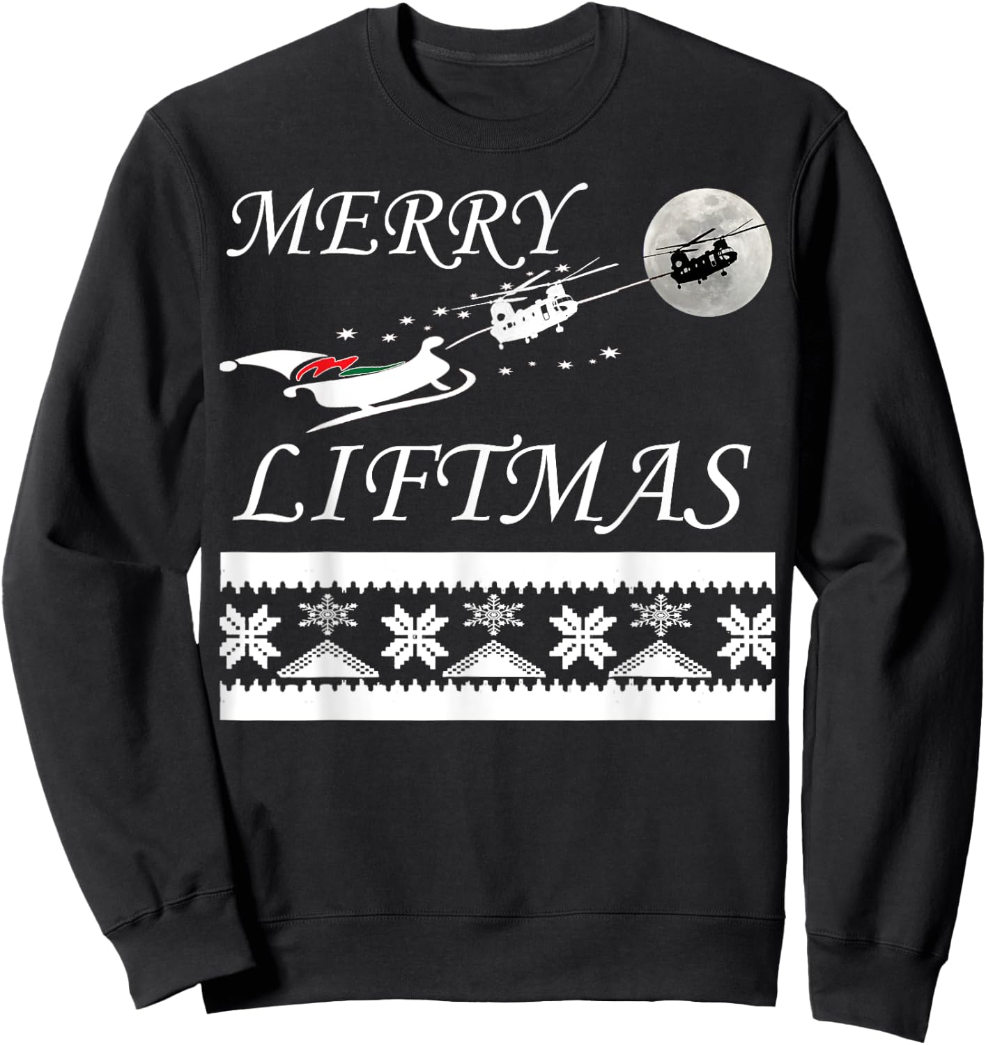 Chinook Helicopter Mechanic 15U MOS CH 47 Repairer & Pilot Sweatshirt - Sweatshirt | Black