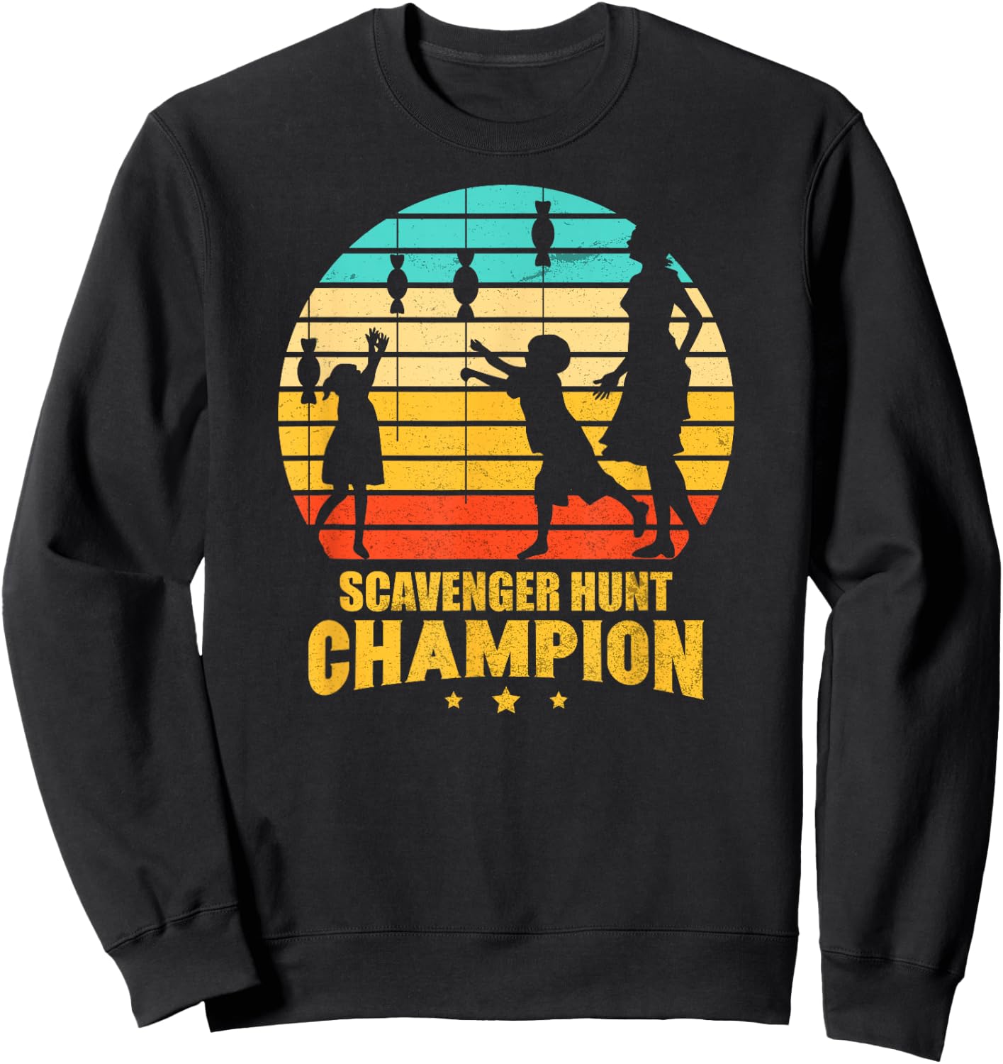 Scavenger Hunt Champion Sweatshirt - Sweatshirt | Black