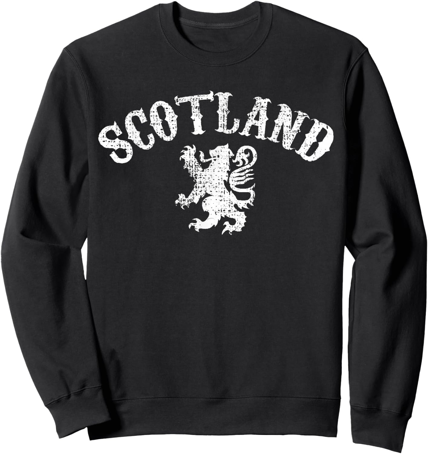Scotland Scottish Lion Sweatshirt - Sweatshirt | Black