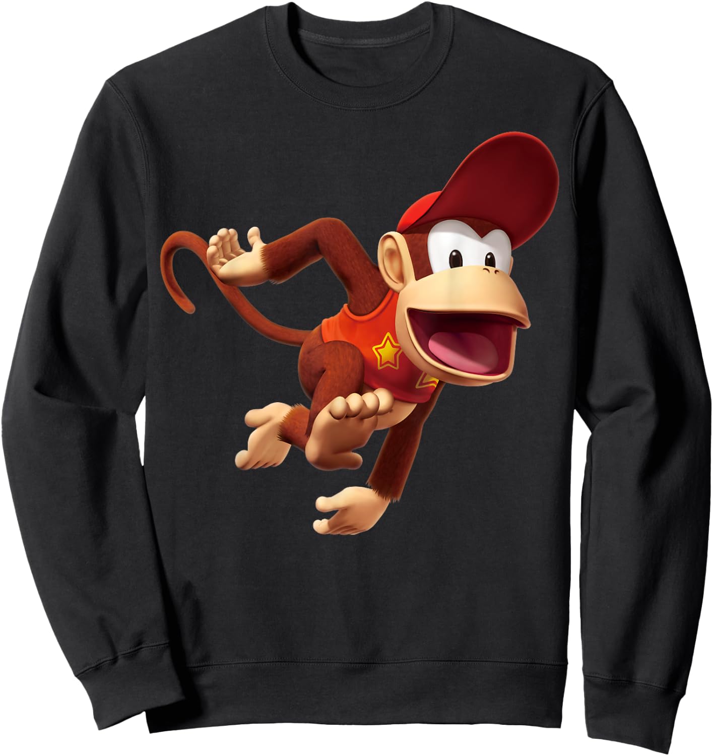 Donkey Kong Diddy 3D Poster Sweatshirt - Sweatshirt | Black