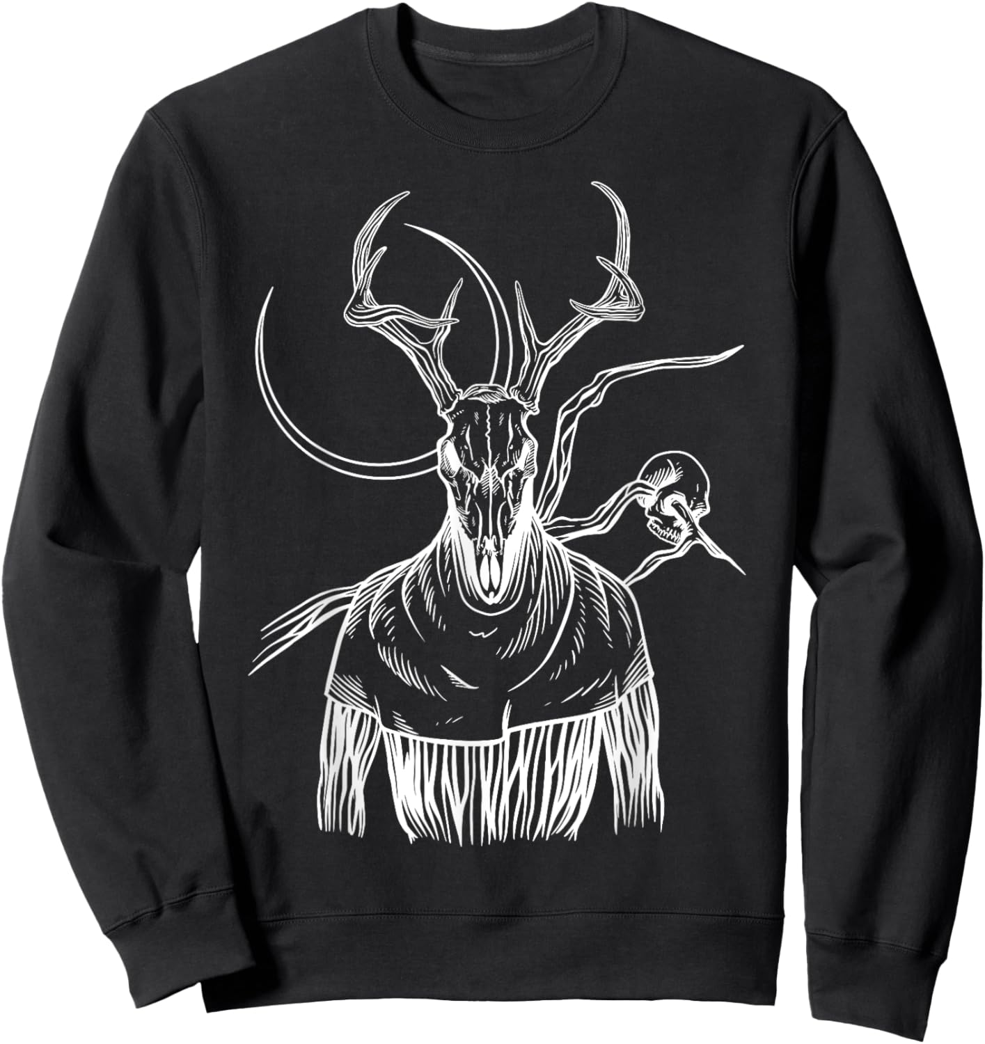 Wendigo The Cryptid Cannibal Spirit Of The Horror Forest Sweatshirt - Sweatshirt | Black