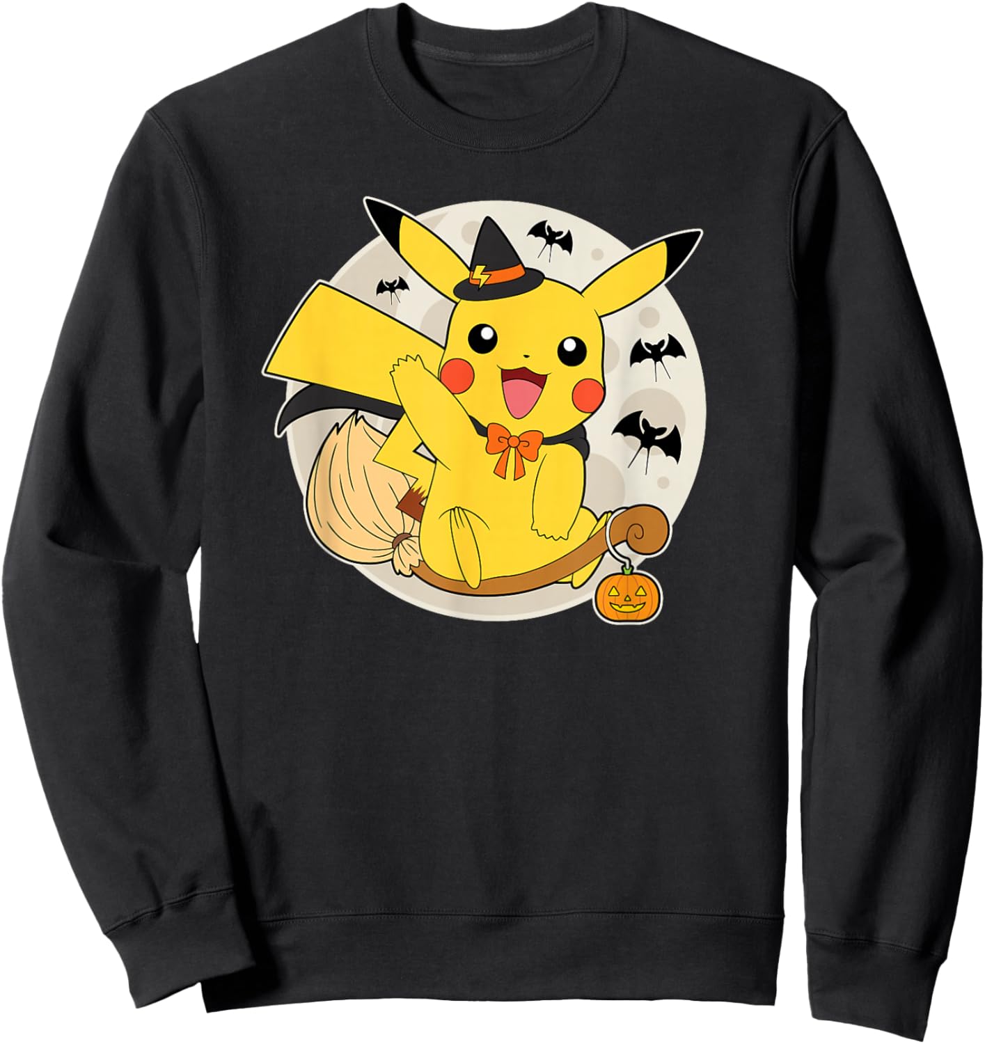 Pokémon - Pikachu Moon Witch Sweatshirt - Sweatshirt | Black
