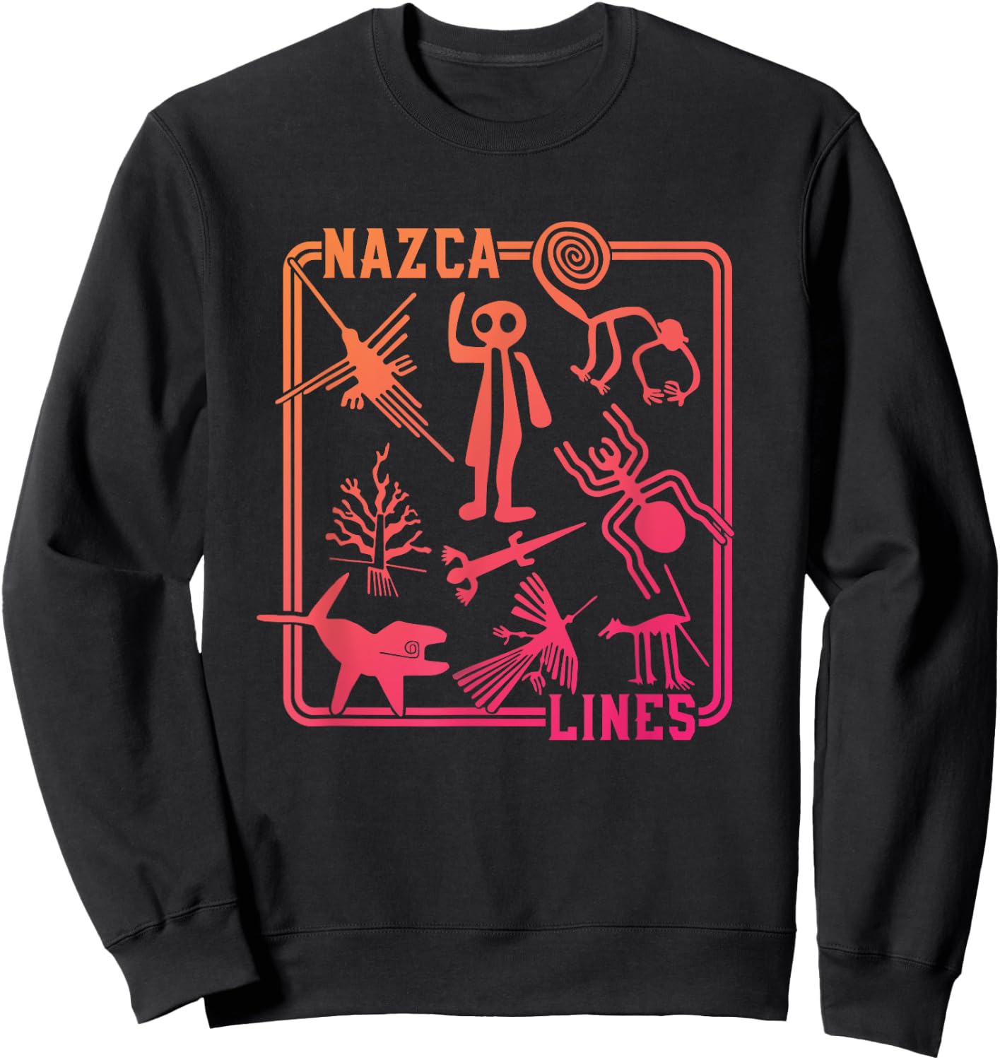 Nazca Lines Sweatshirt - Sweatshirt | Black