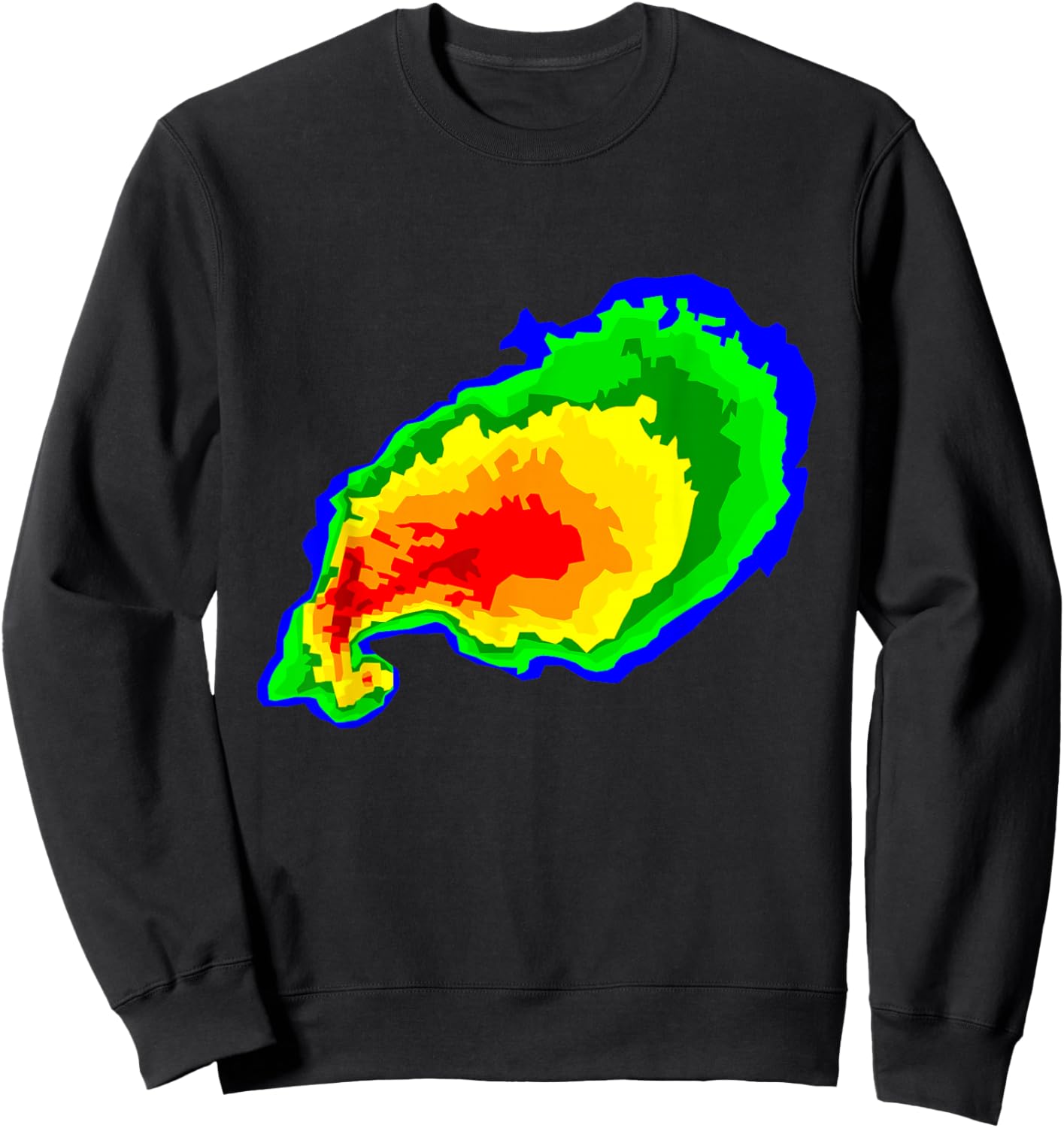 Meteorologist Hunting Storms Cumulonimbus, Twisting Storm Sweatshirt - Sweatshirt | Black