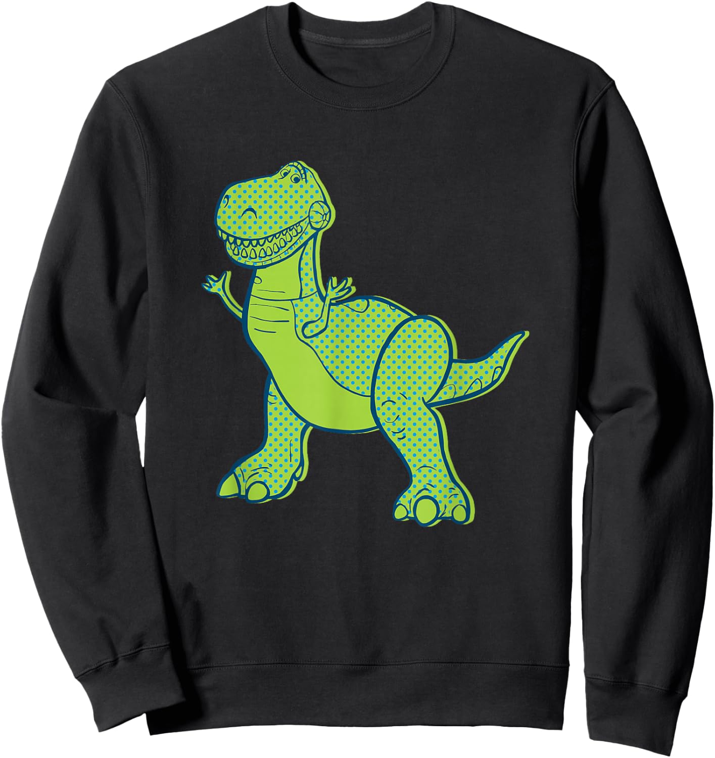 Disney Pixar Toy Story 4 Rex Halftone Sweatshirt - Sweatshirt | Black