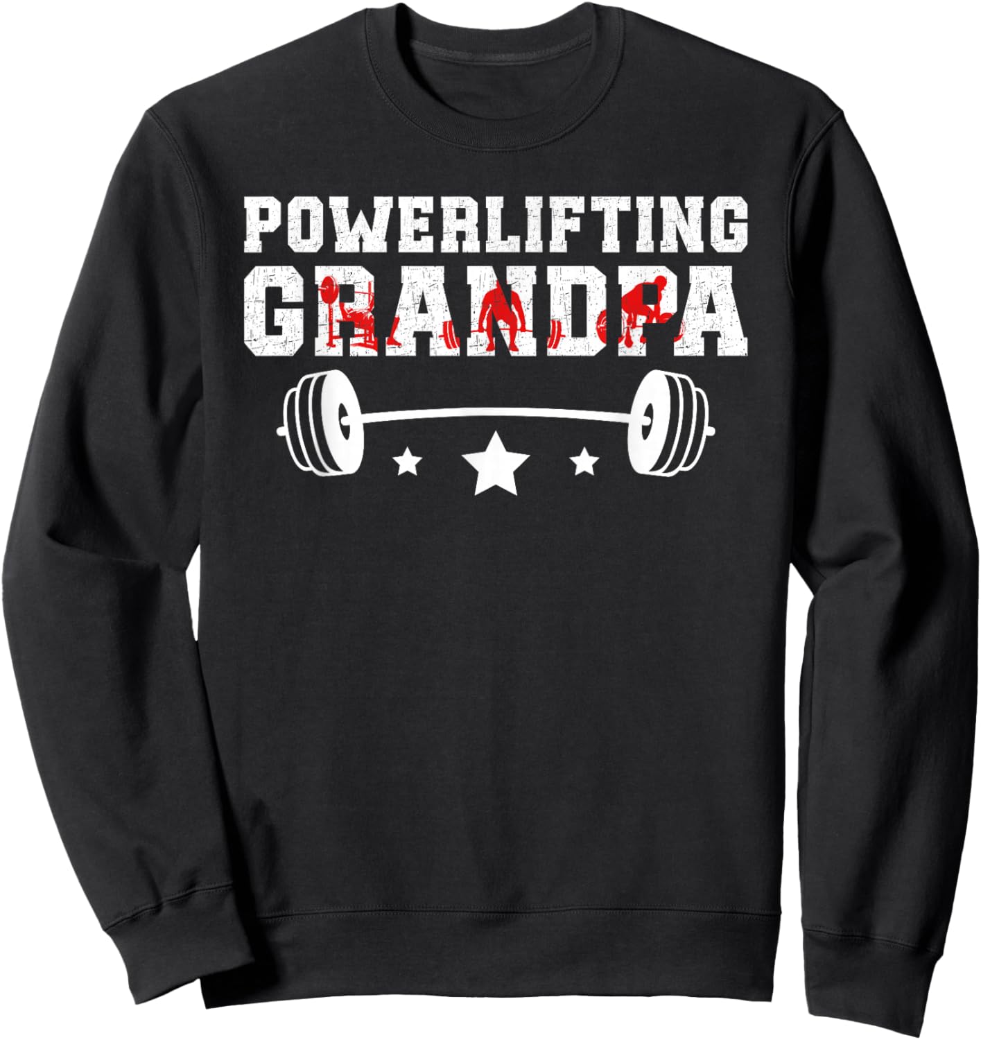 Powerlifting Grandpa Of A Powerlifter Grandfather Sweatshirt - Sweatshirt | Black