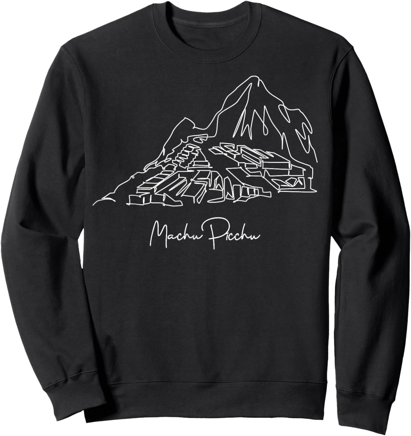 Travel Peru Lima Machu Picchu Cusco Family Vacation Souvenir Sweatshirt - Sweatshirt | Black