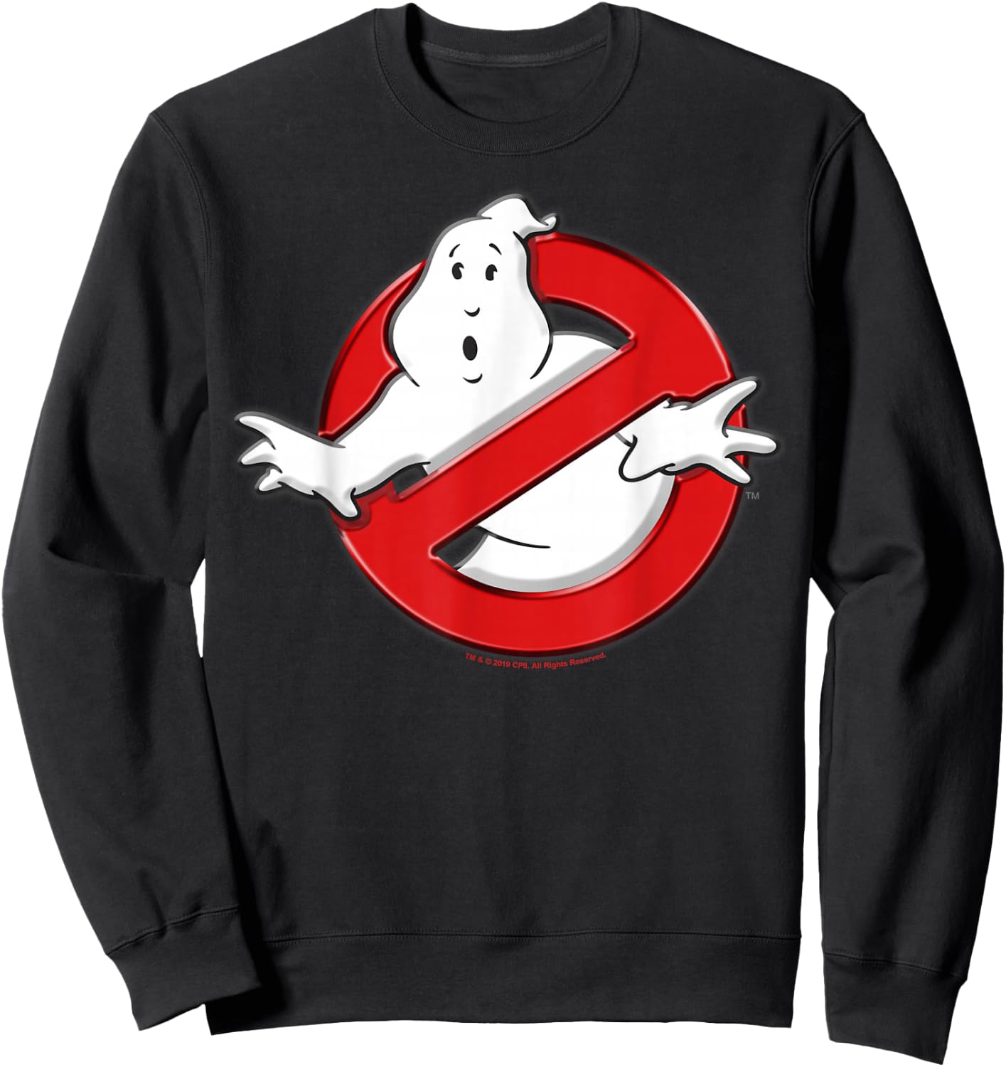 Ghostbusters Classic Movie Logo Poster Sweatshirt - Sweatshirt | Black