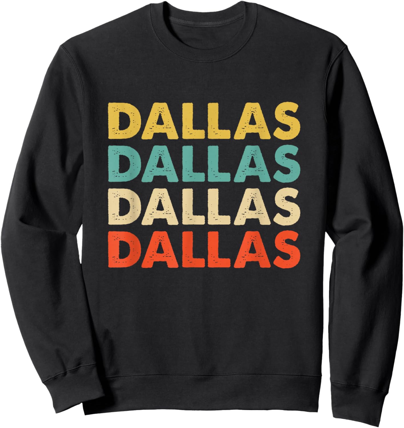 Dallas Name Sweatshirt - Sweatshirt | Black