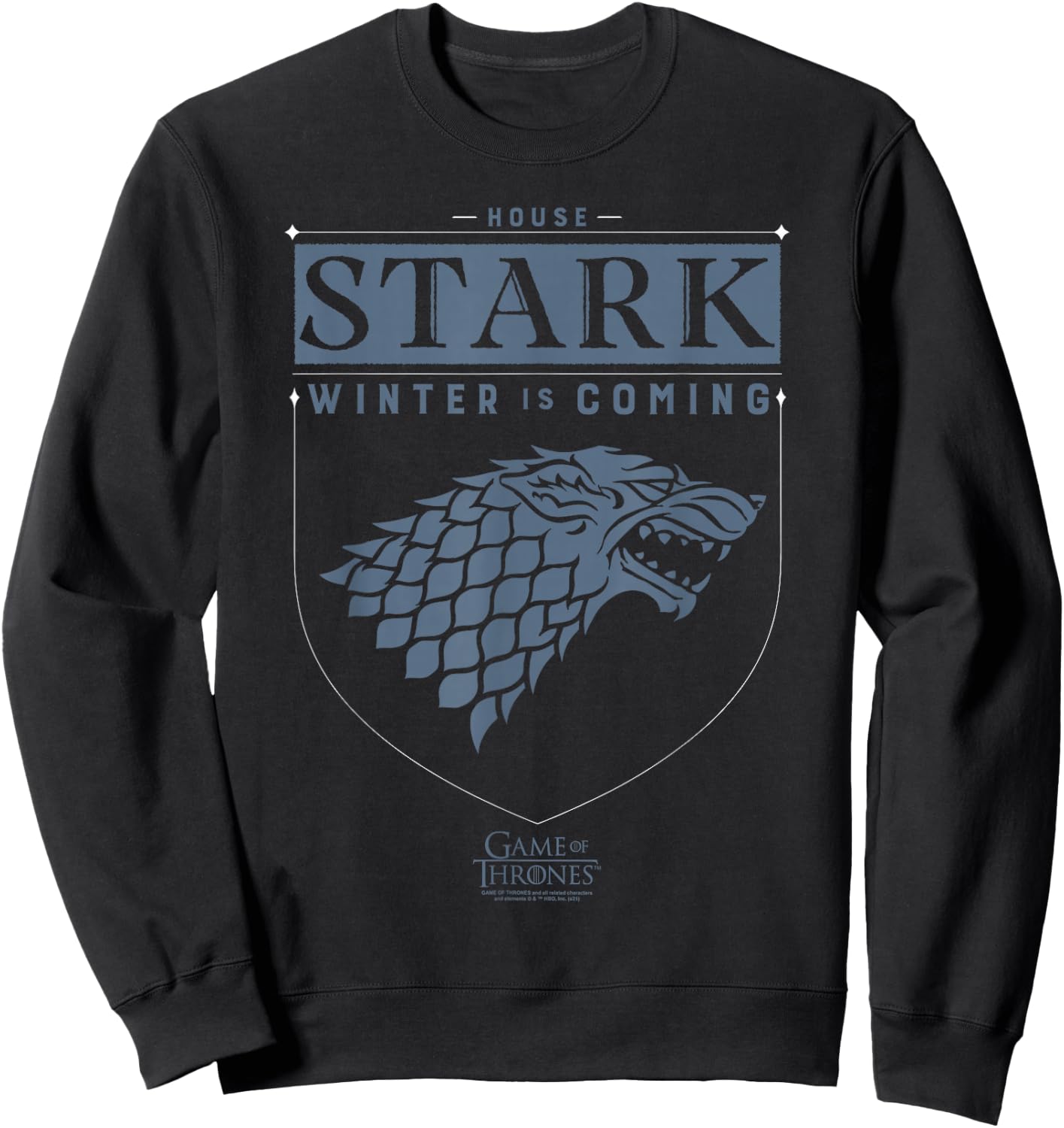 Game of Thrones House Stark Sigil Sweatshirt - Sweatshirt | Black