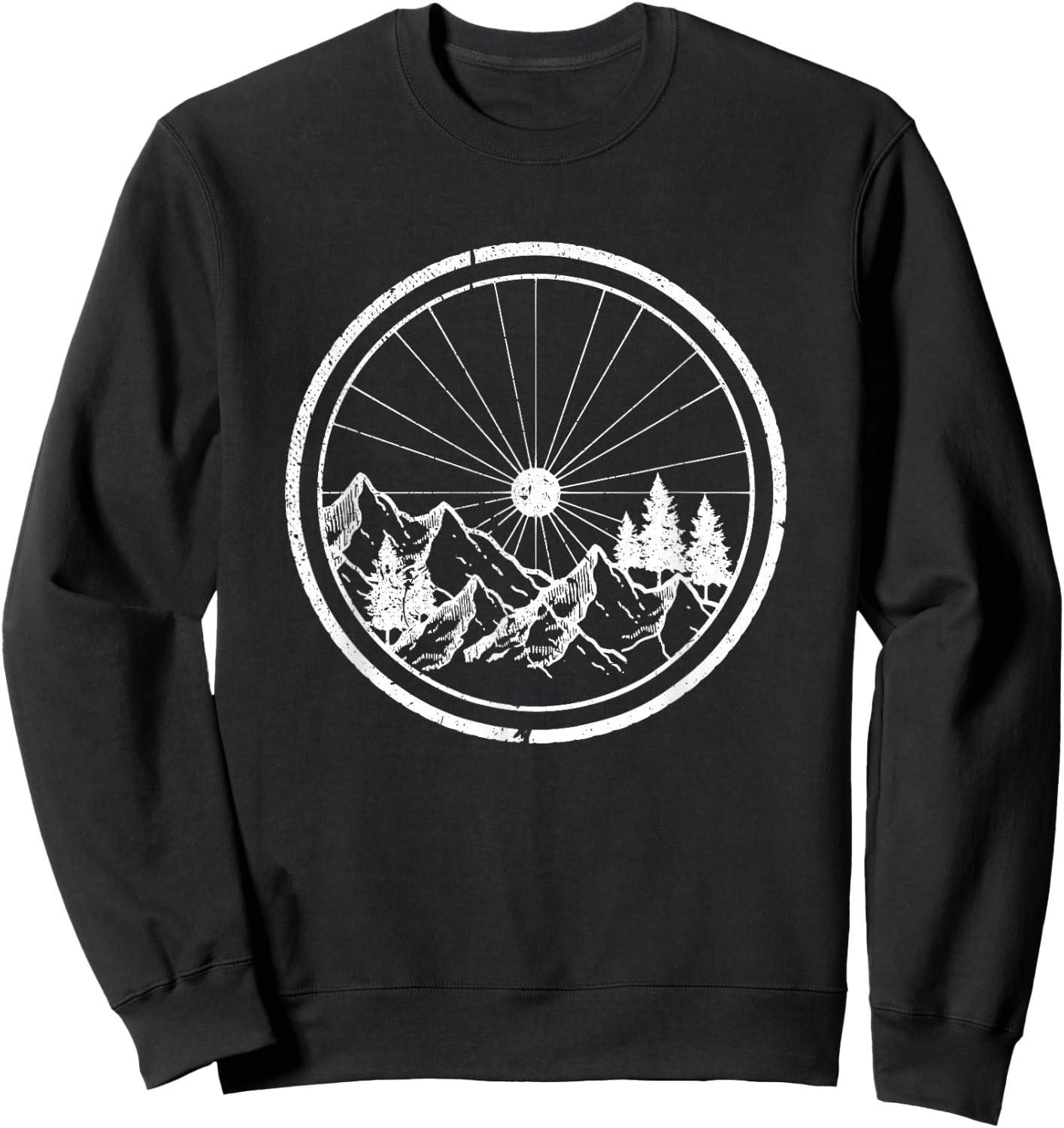 Mountain Bike MTB Cycling Biking Gift Sweatshirt - Sweatshirt | Black