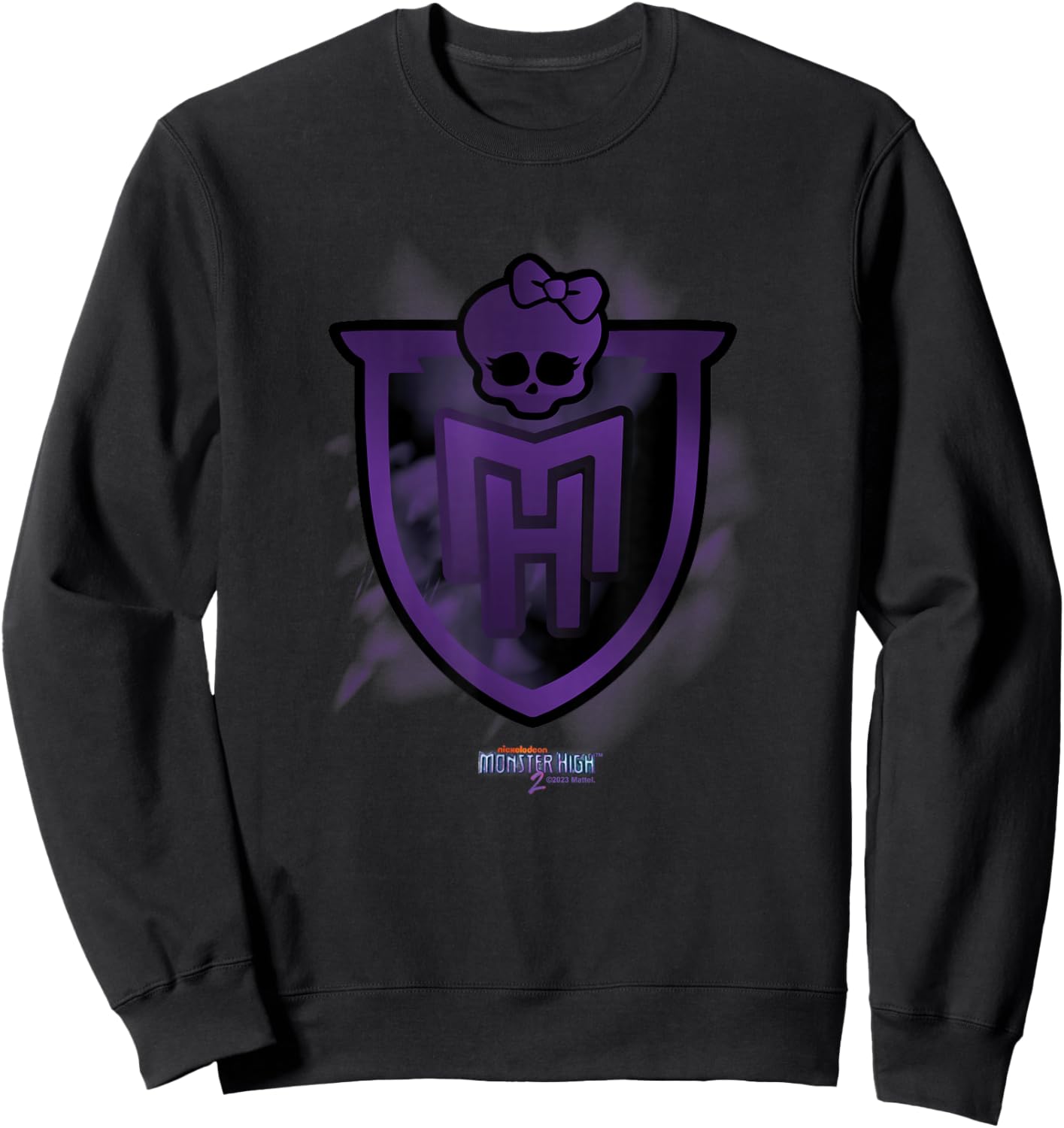 Monster High Movie - MH Smokey Logo Sweatshirt - Sweatshirt | Black