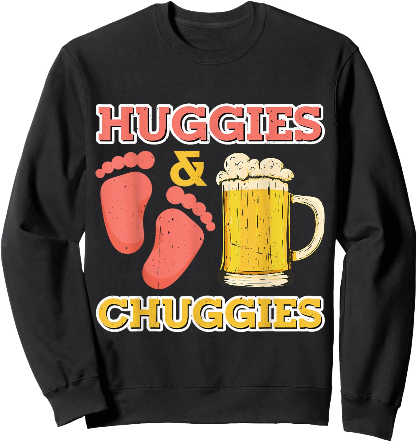 Huggies and Chuggies Sweatshirt - Sweatshirt | Black