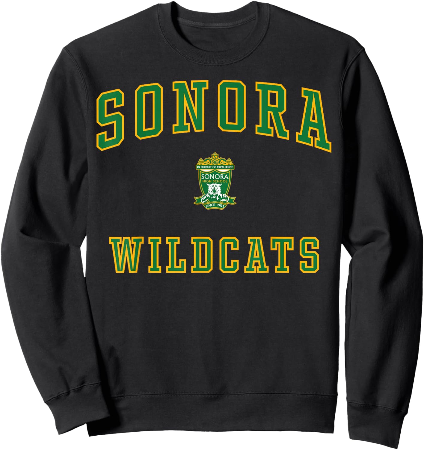 Sonora High School Wildcats C1 Sweatshirt - Sweatshirt | Black