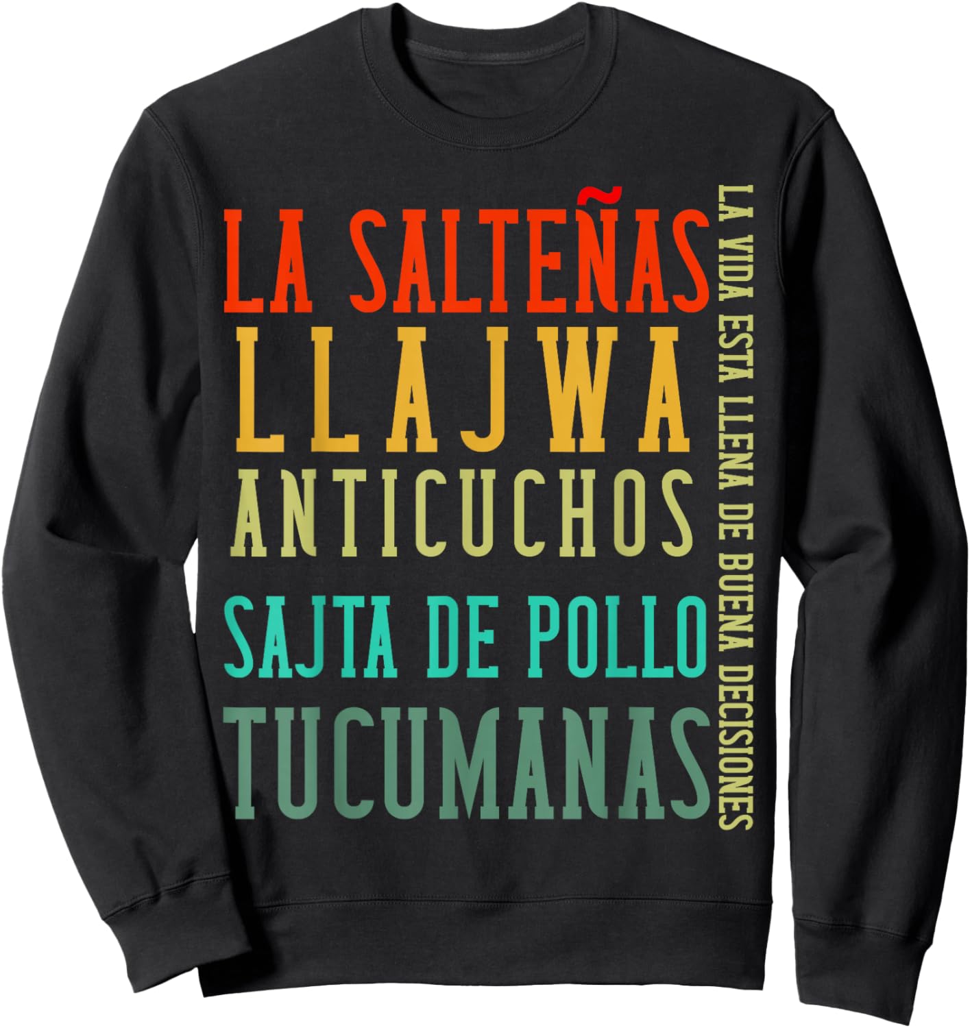 Bolivia Flag Camiseta Men Women Bolivian Food Hombre Mujer Sweatshirt - Sweatshirt | Black