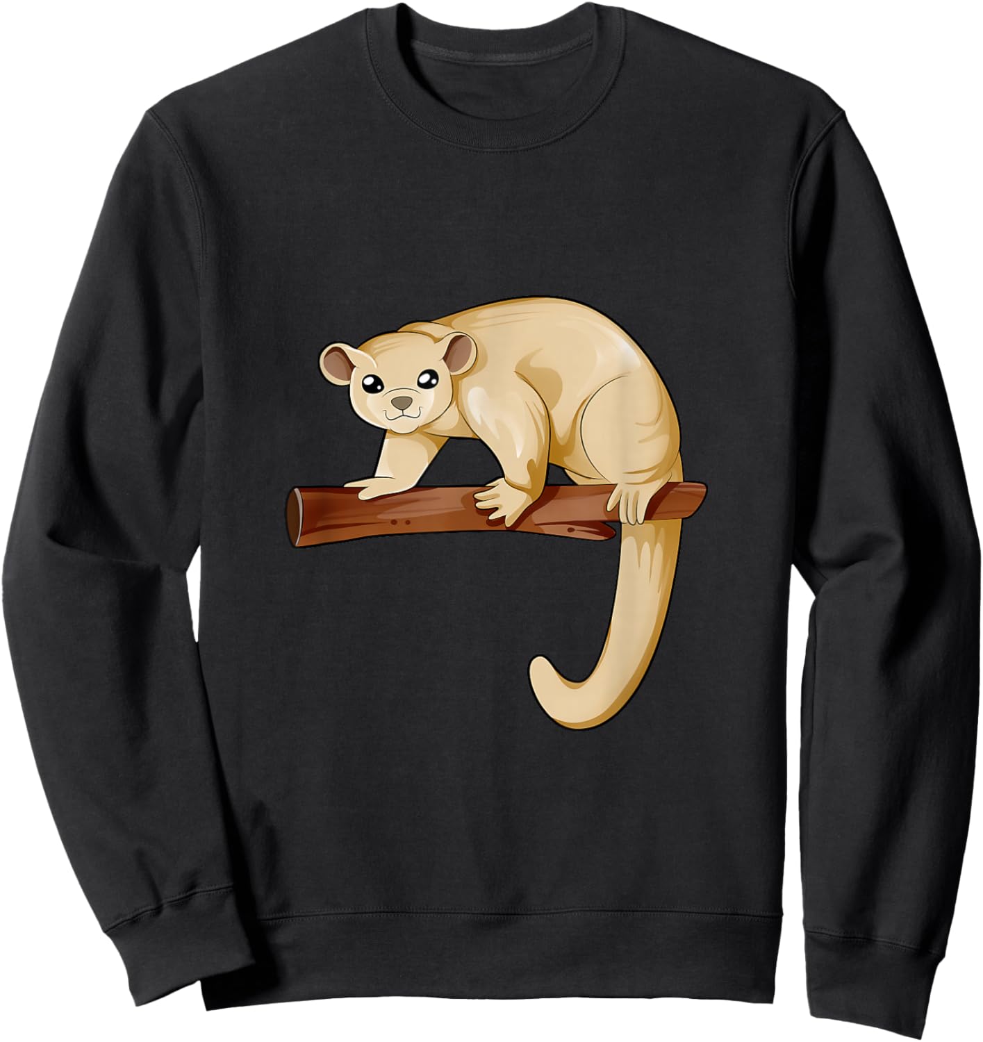 Cartoon Kinkajou Sweatshirt - Sweatshirt | Black