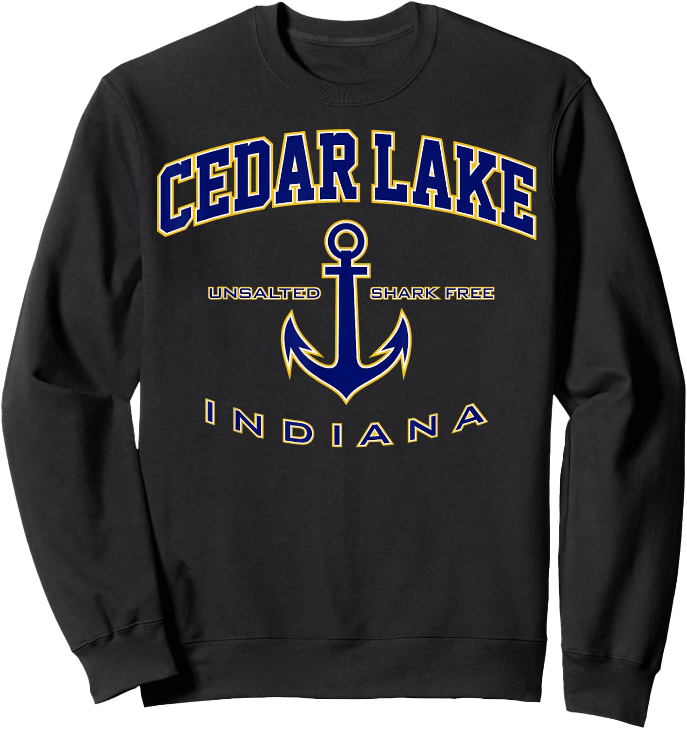 Cedar Lake IN Sweatshirt - Sweatshirt | Black