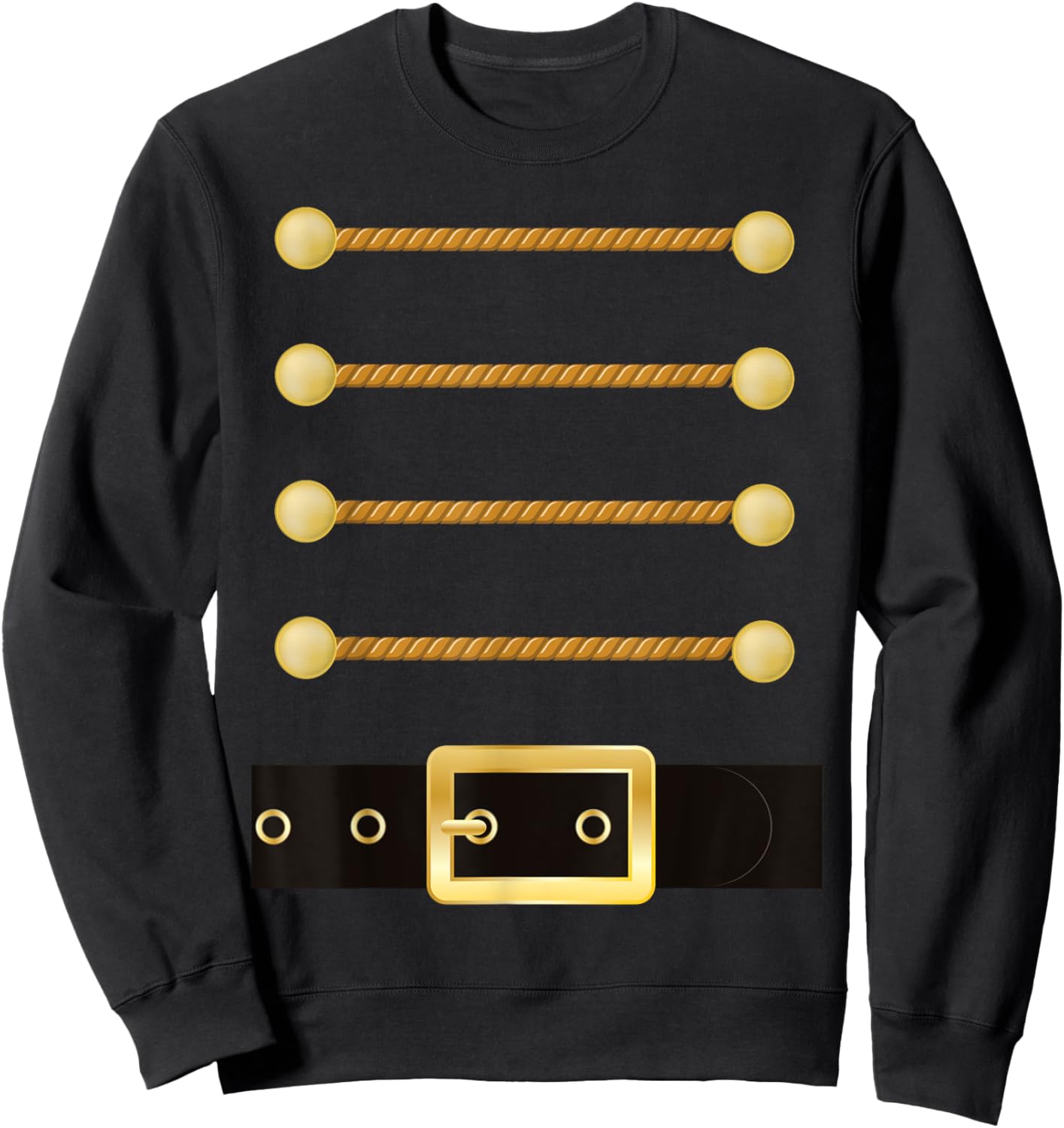 Funny Christmas with Nutcracker Costume Sweatshirt - Sweatshirt | Black
