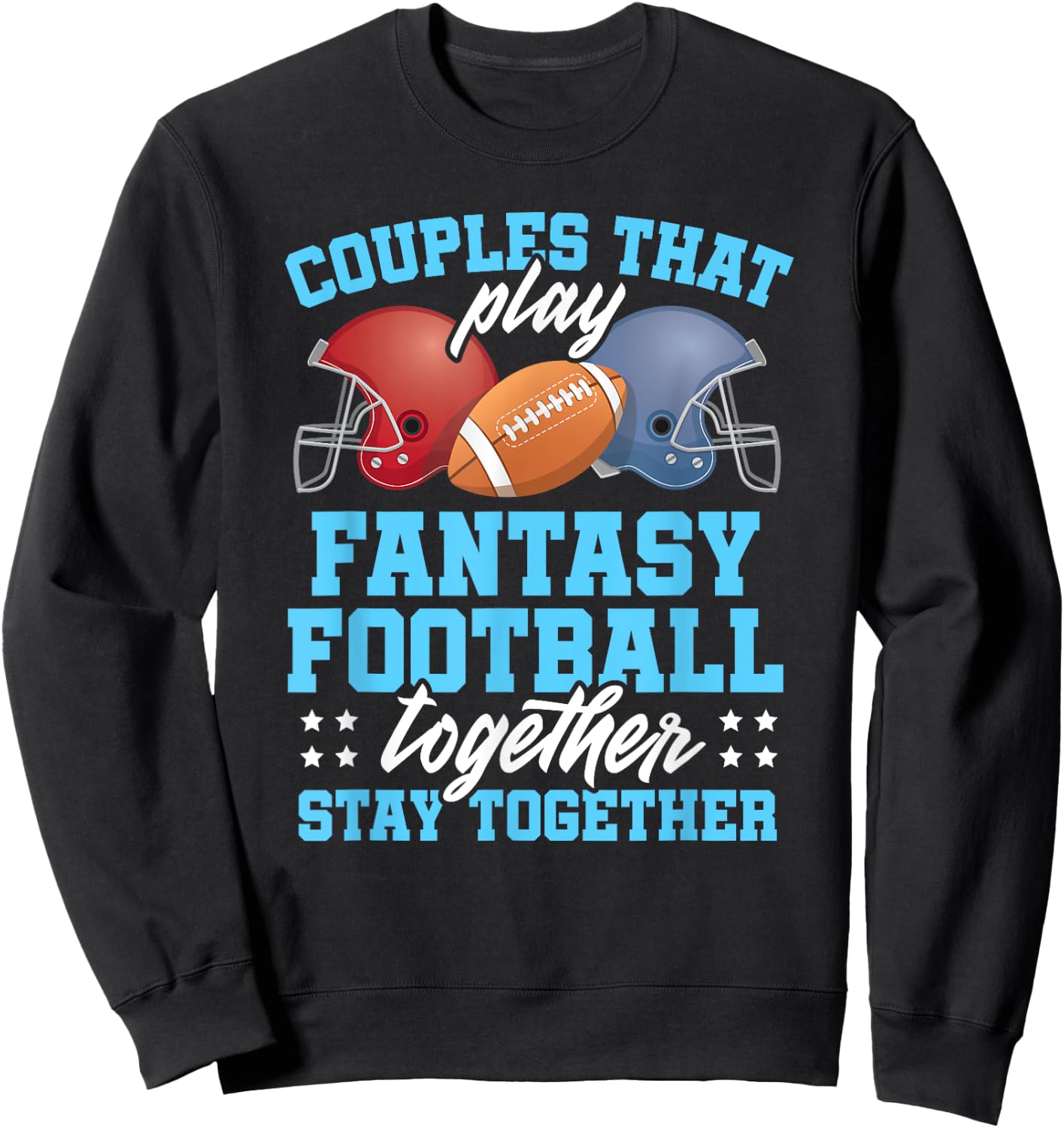 Fantasy Football Couples Matching Championship 2019 Sweatshirt - Sweatshirt | Black