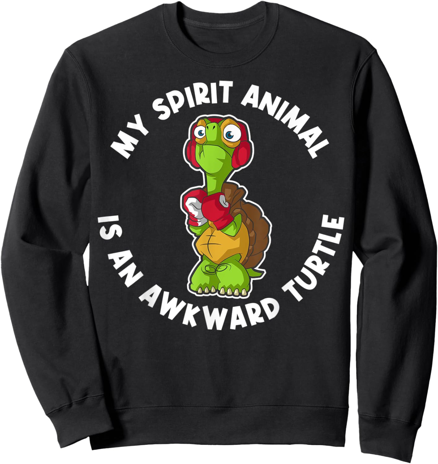 Awkward Turtle Sweatshirt - Sweatshirt | Black
