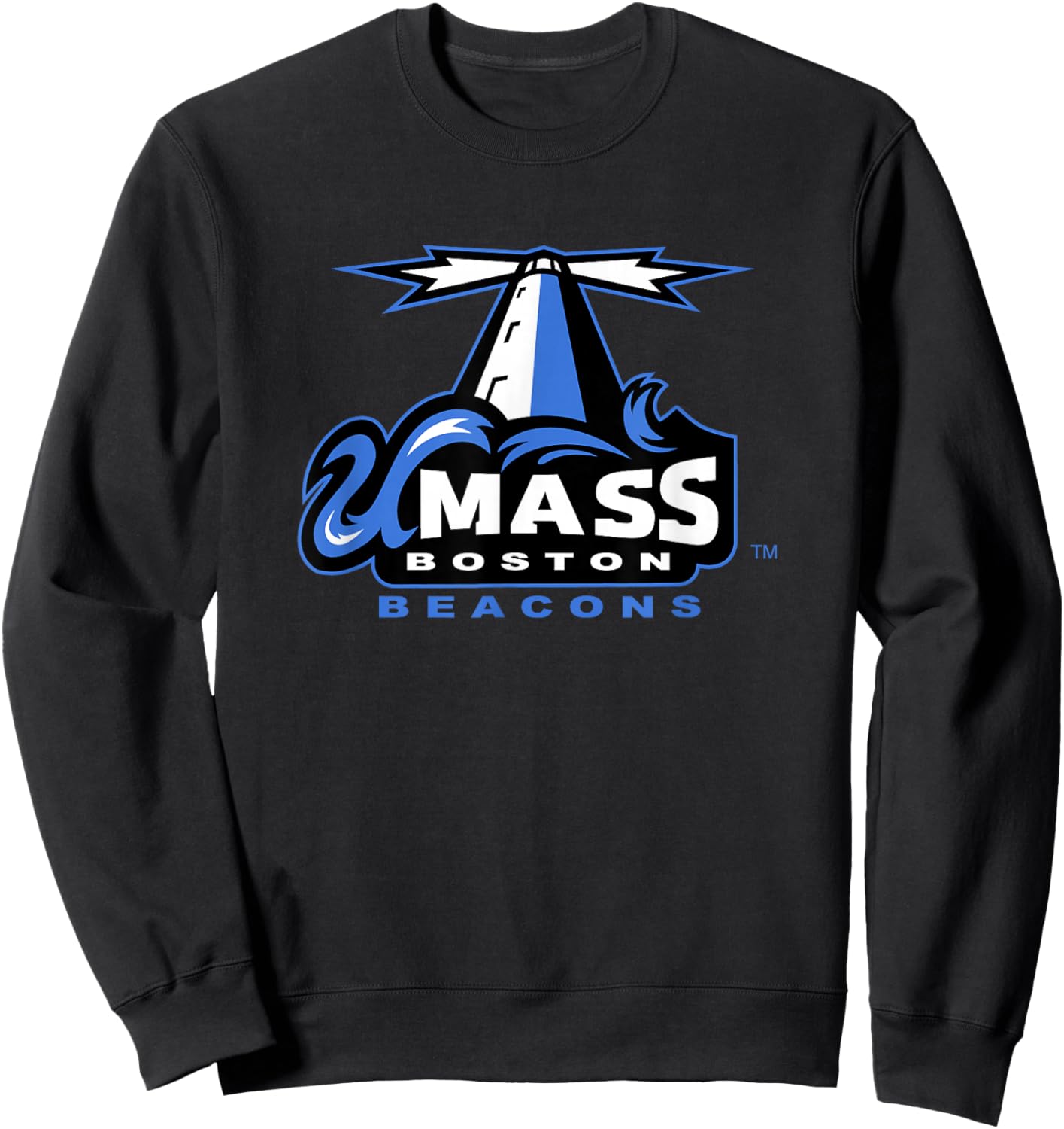 UMass Boston Beacons | NCAA University Merch | PPMASB01 Sweatshirt - Sweatshirt | Black