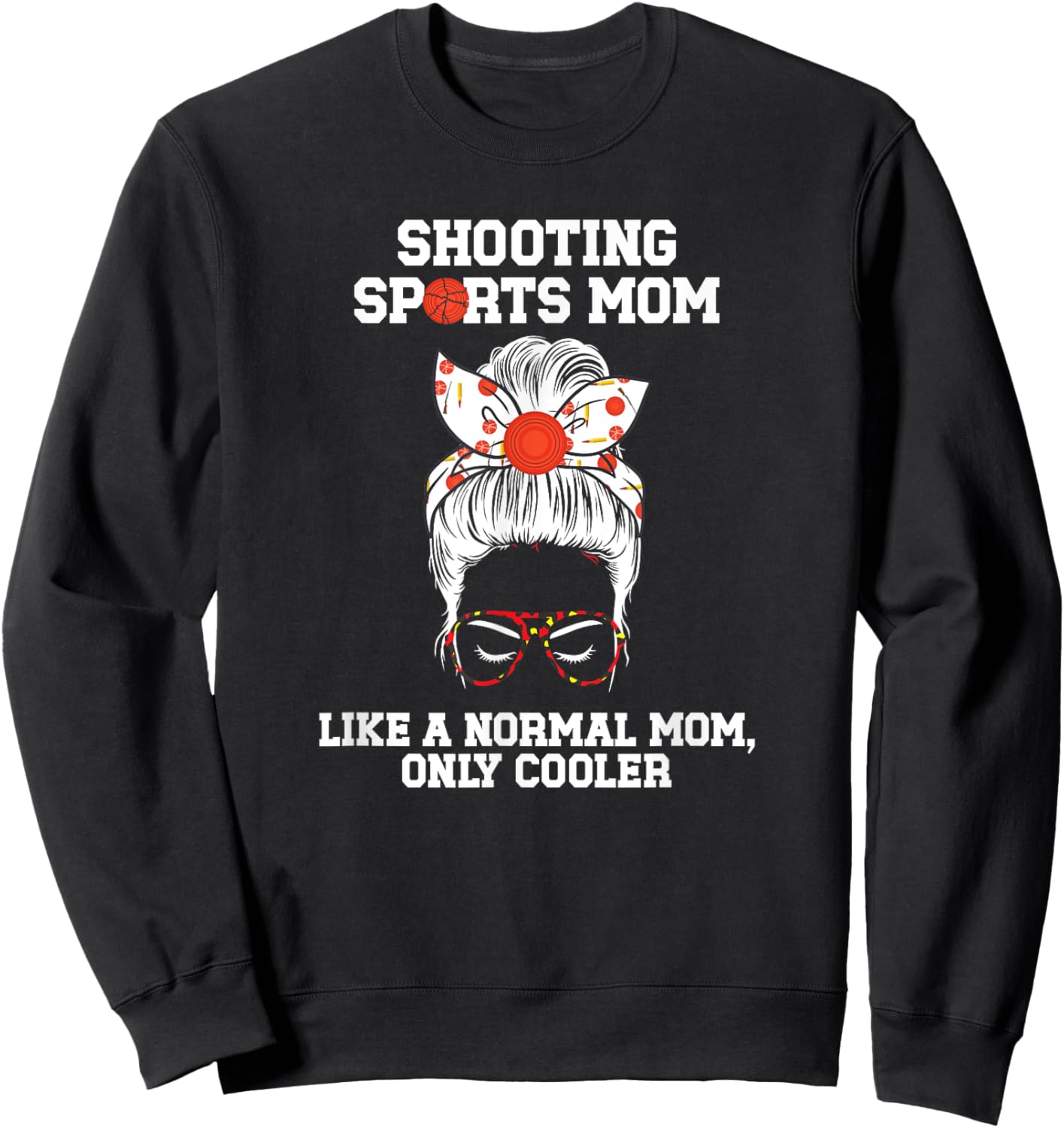 Cool Shooting Sports Mom Shooting Sports Mama Sweatshirt - Sweatshirt | Black