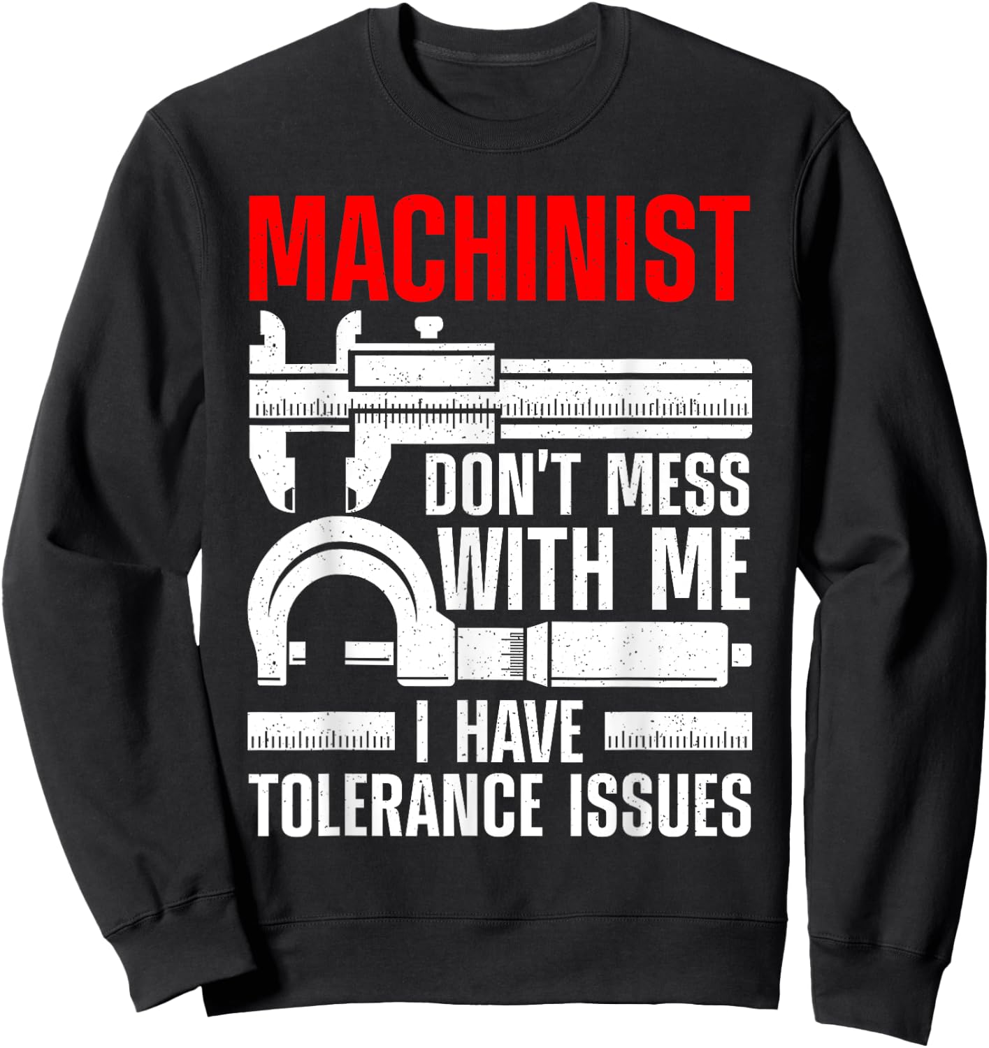 Funny Machinist Art Women Machine Operator Machinist Sweatshirt - Sweatshirt | Black