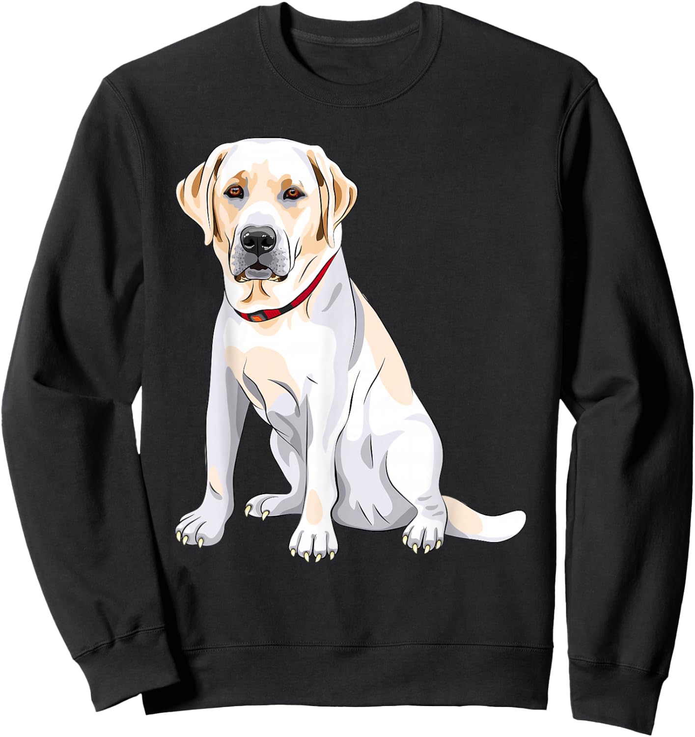 Cute Labrador Retriever Yellow Lab Lover Dog Owner Sweatshirt - Sweatshirt | Black