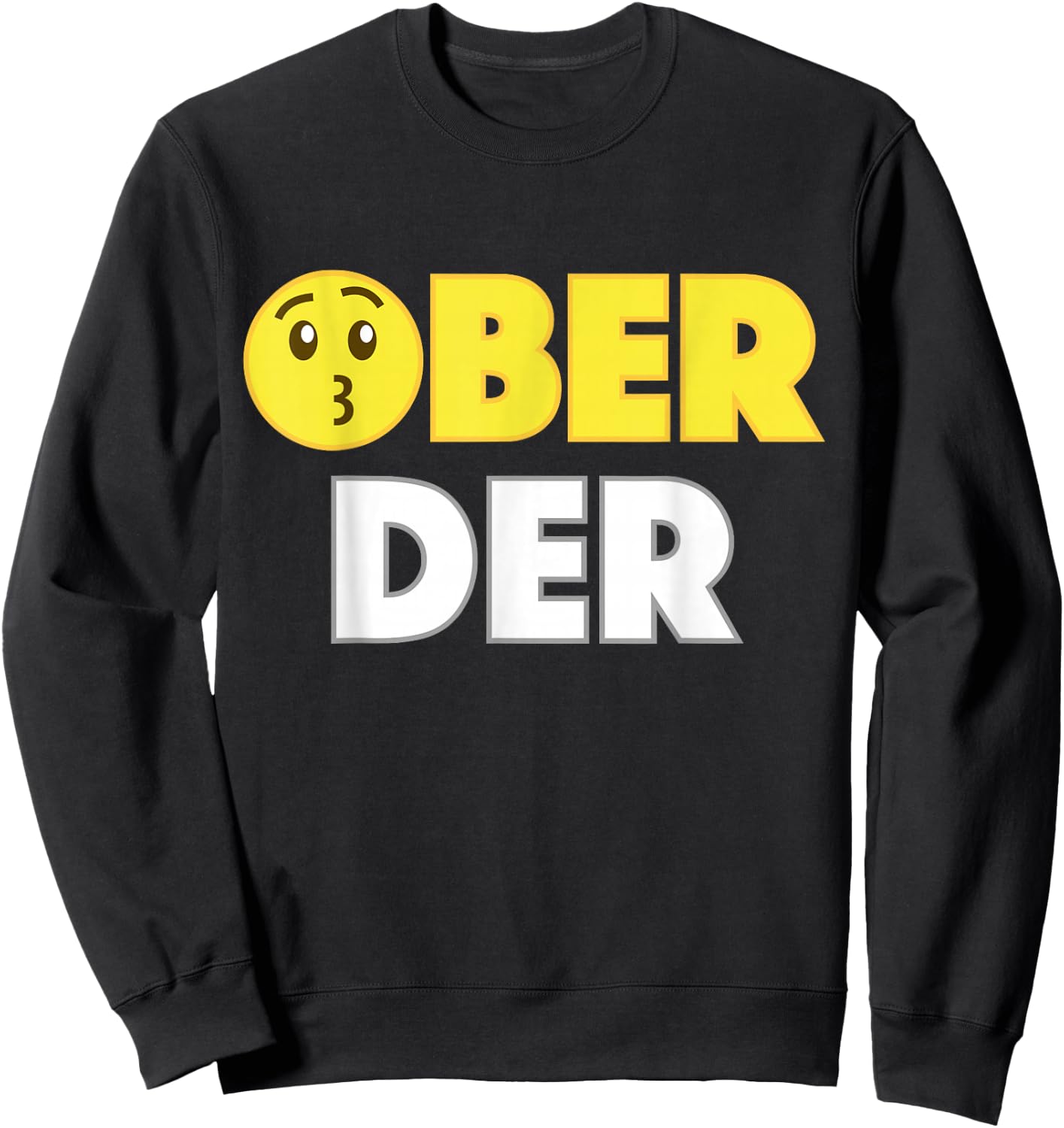Funny Filipino Ober Der Pinoy Sweatshirt - Sweatshirt | Black