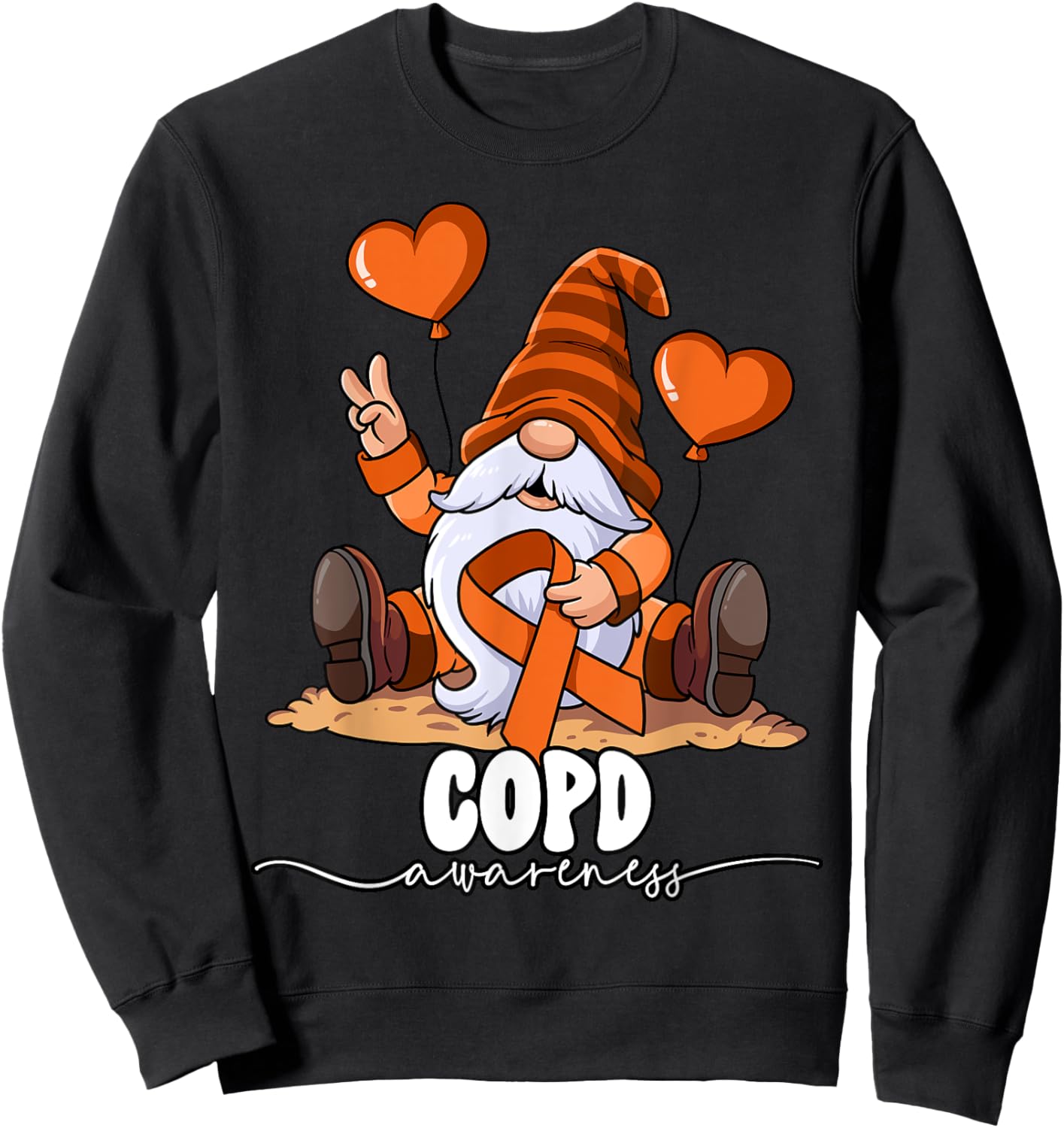 Copd Awareness Sweatshirt - Sweatshirt | Black