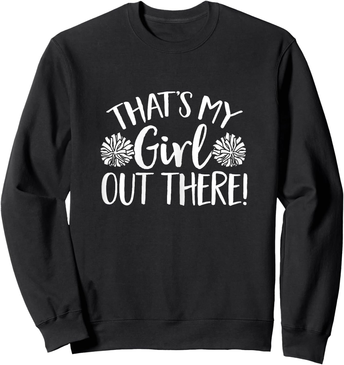 Cheer Mom Cheerleading Mother of Cheerleader Cheer Mom Sweatshirt - Sweatshirt | Black