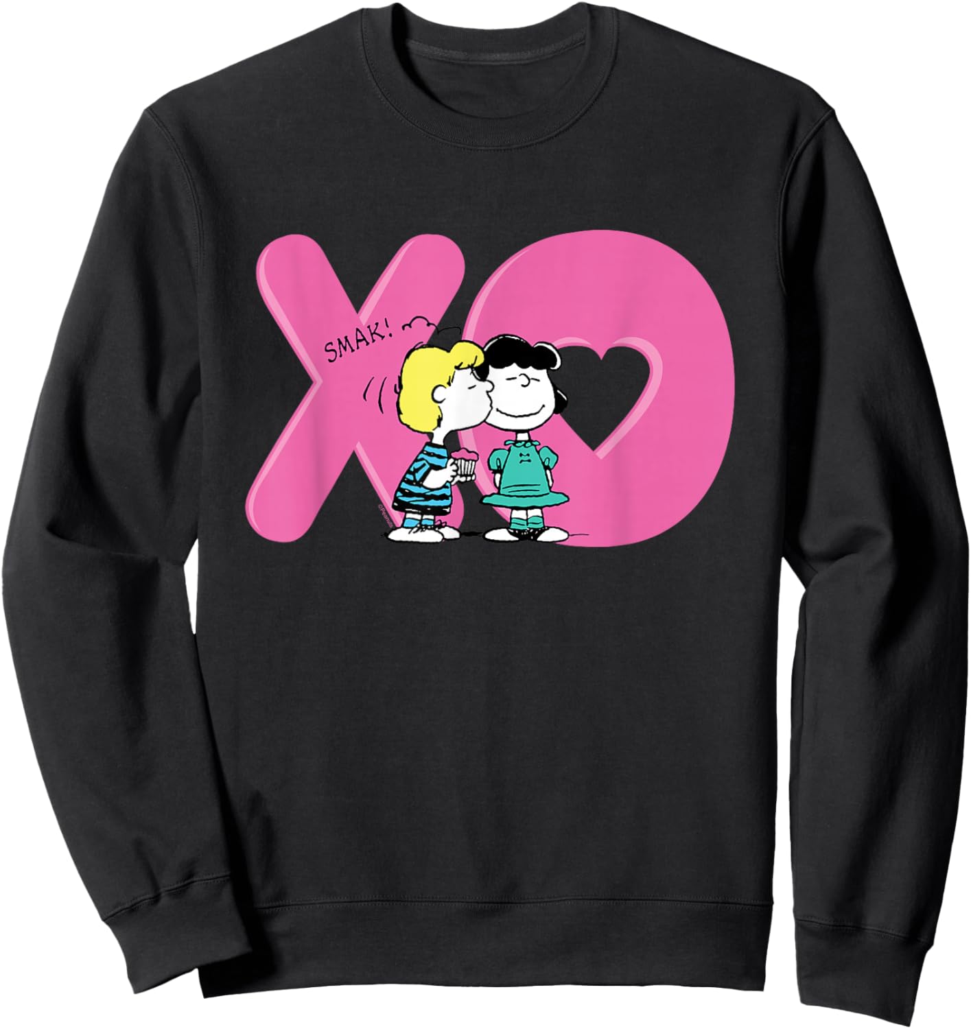Peanuts - XO Schroeder and Lucy Sweatshirt - Sweatshirt | Black