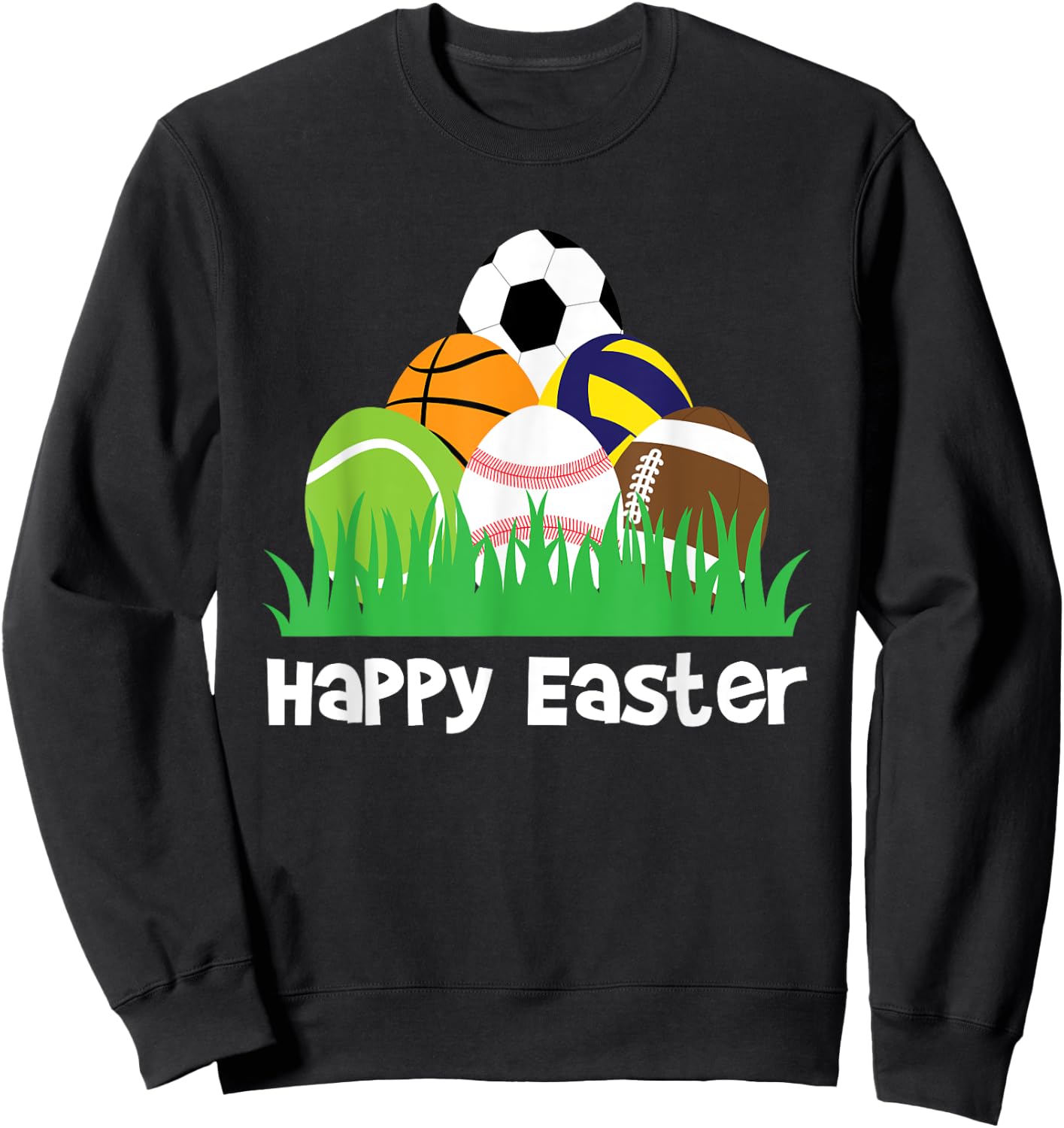 Boys Easter - Spring Sports Lover Sweatshirt - Sweatshirt | Black