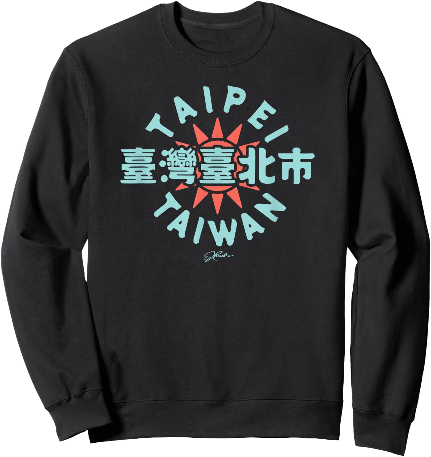 JCombs: Taipei, Taiwan Sweatshirt - Sweatshirt | Black