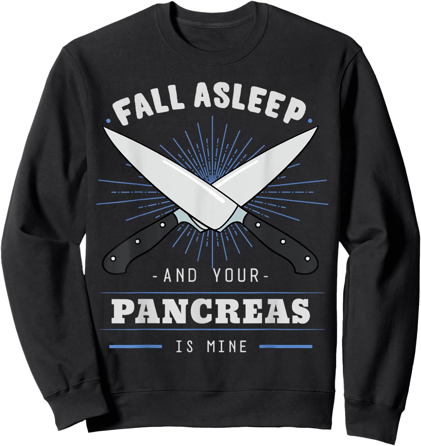 Diabetic Pancreas Diabetes Awareness Survivor Blood Sugar Sweatshirt - Sweatshirt | Black