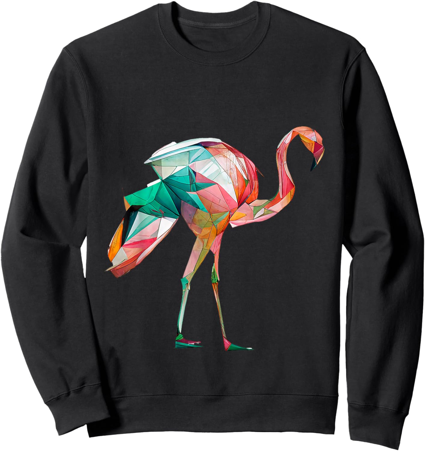 Flamingo animal lovers, animal flamingo Sweatshirt - Sweatshirt | Black