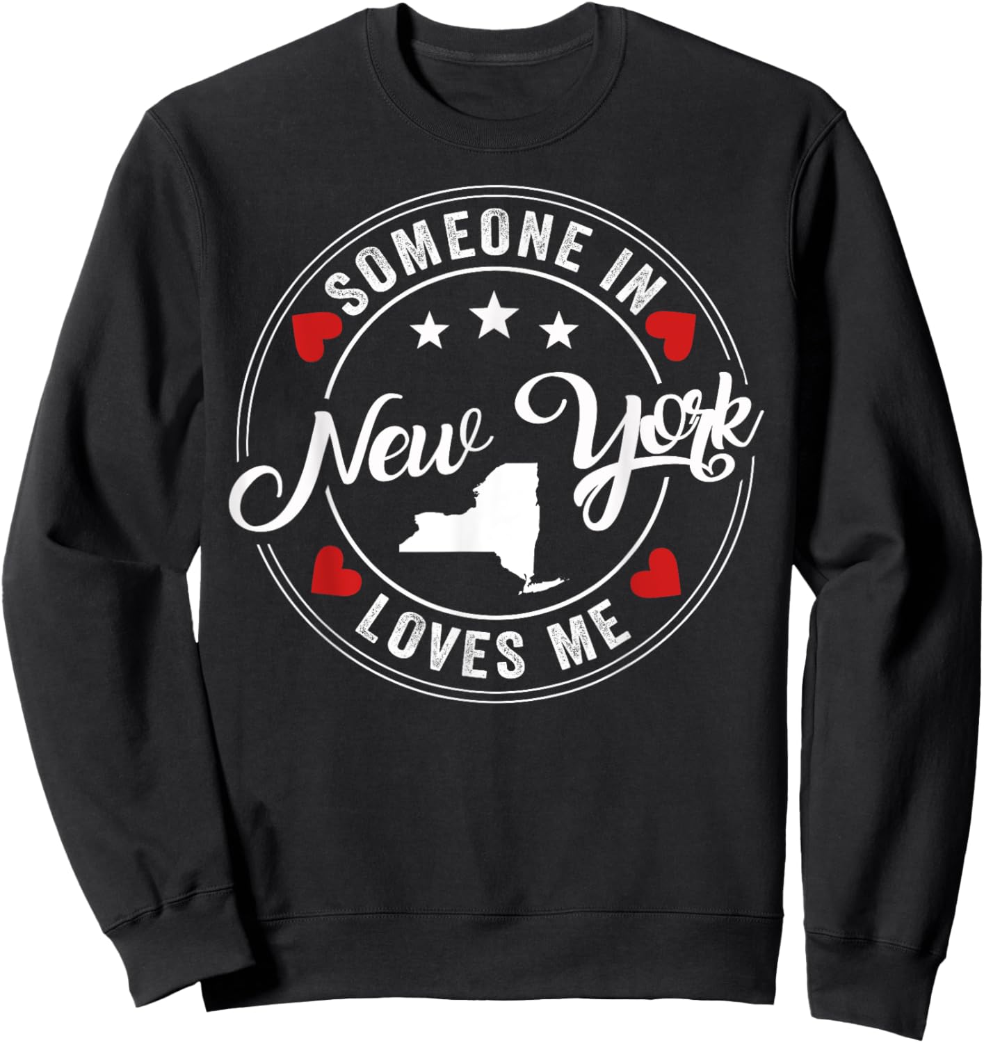 Someone In New York Loves Me Sweatshirt - Sweatshirt | Black