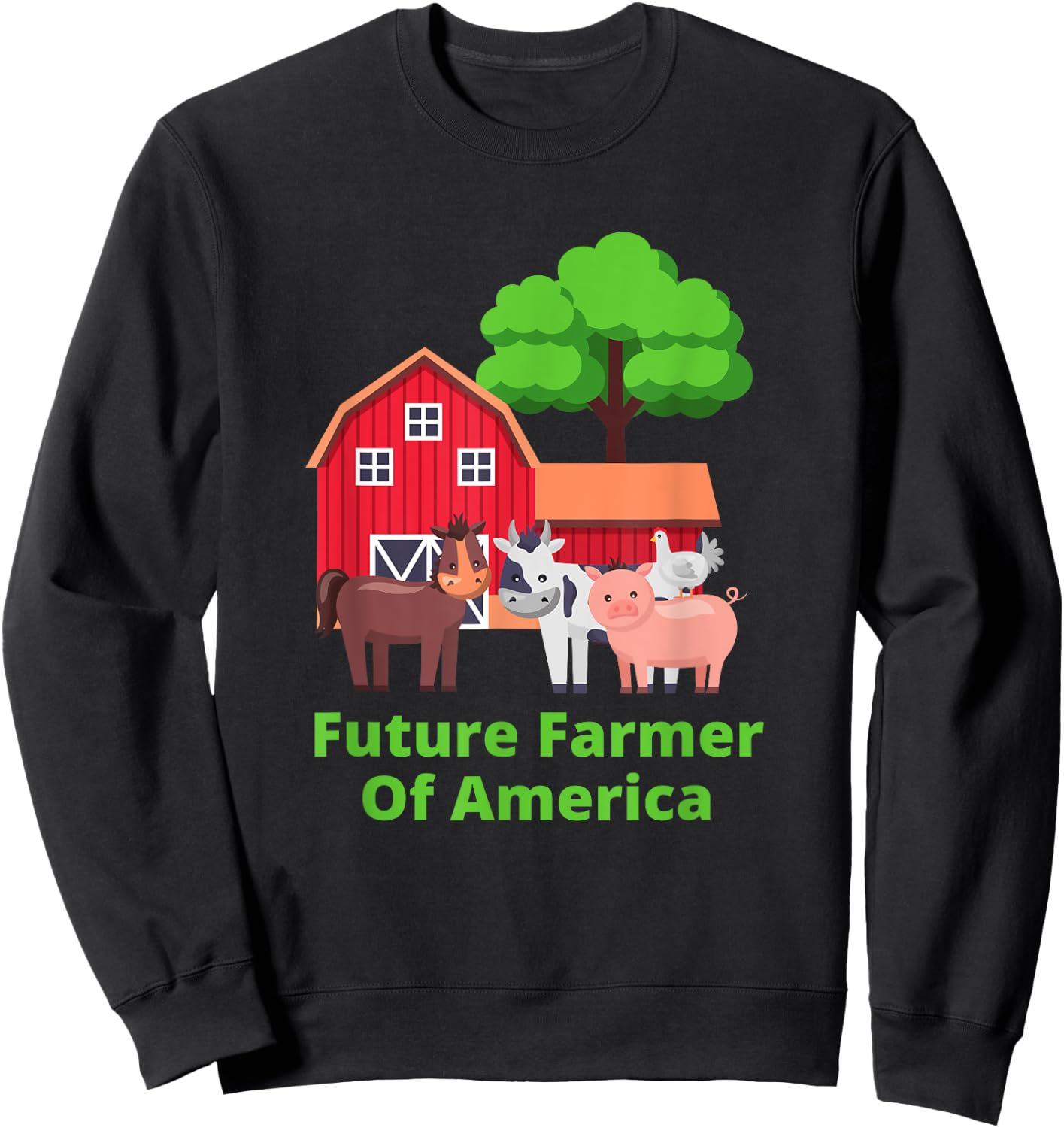 Cute Future Farmer Of America Sweatshirt - Sweatshirt | Black