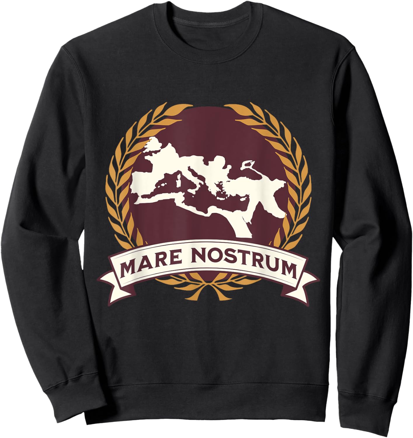 Mare Nostrum Roman Empire Sweatshirt - Sweatshirt | Black