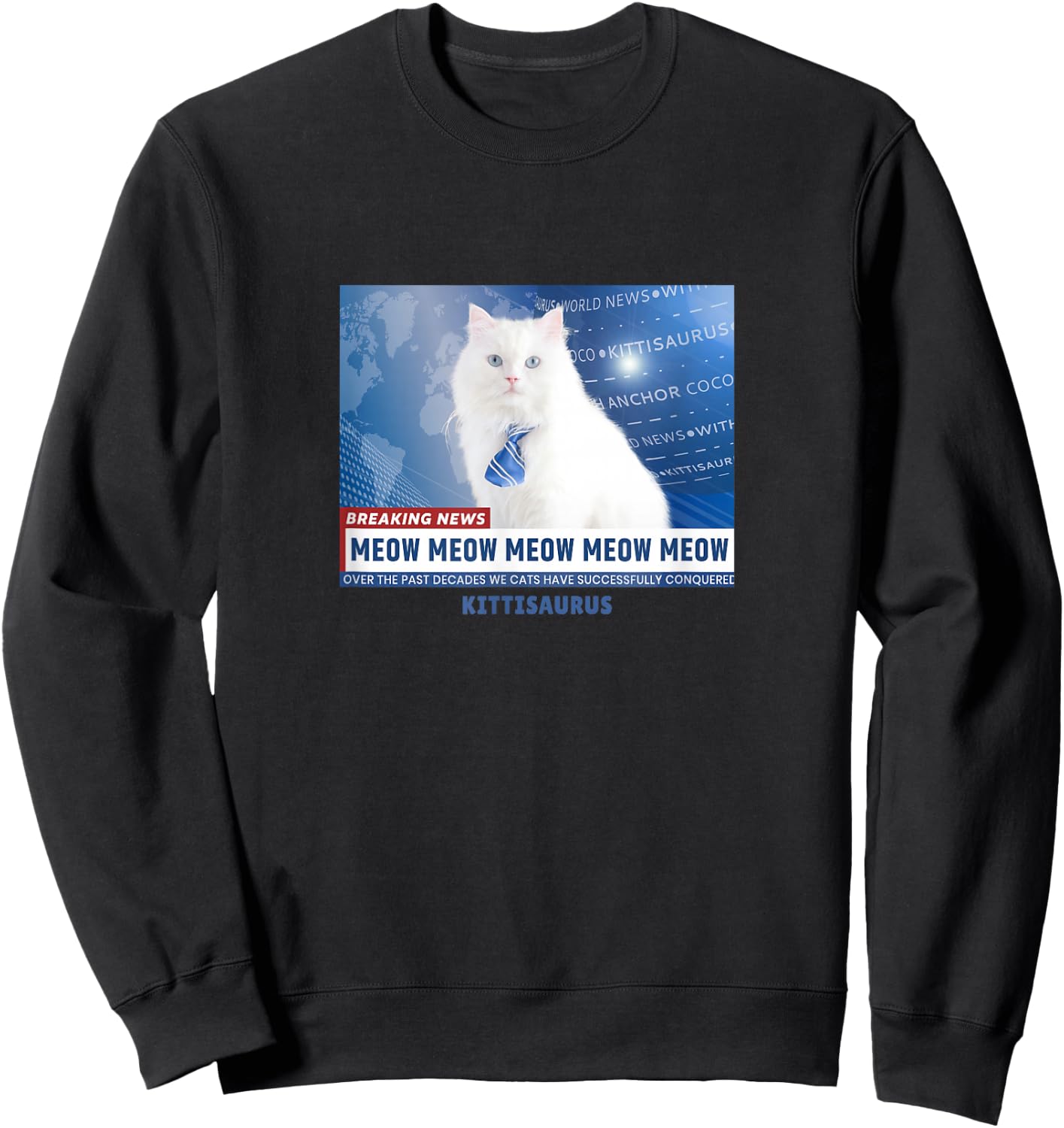News Anchor CoCo Sweatshirt - Sweatshirt | Black