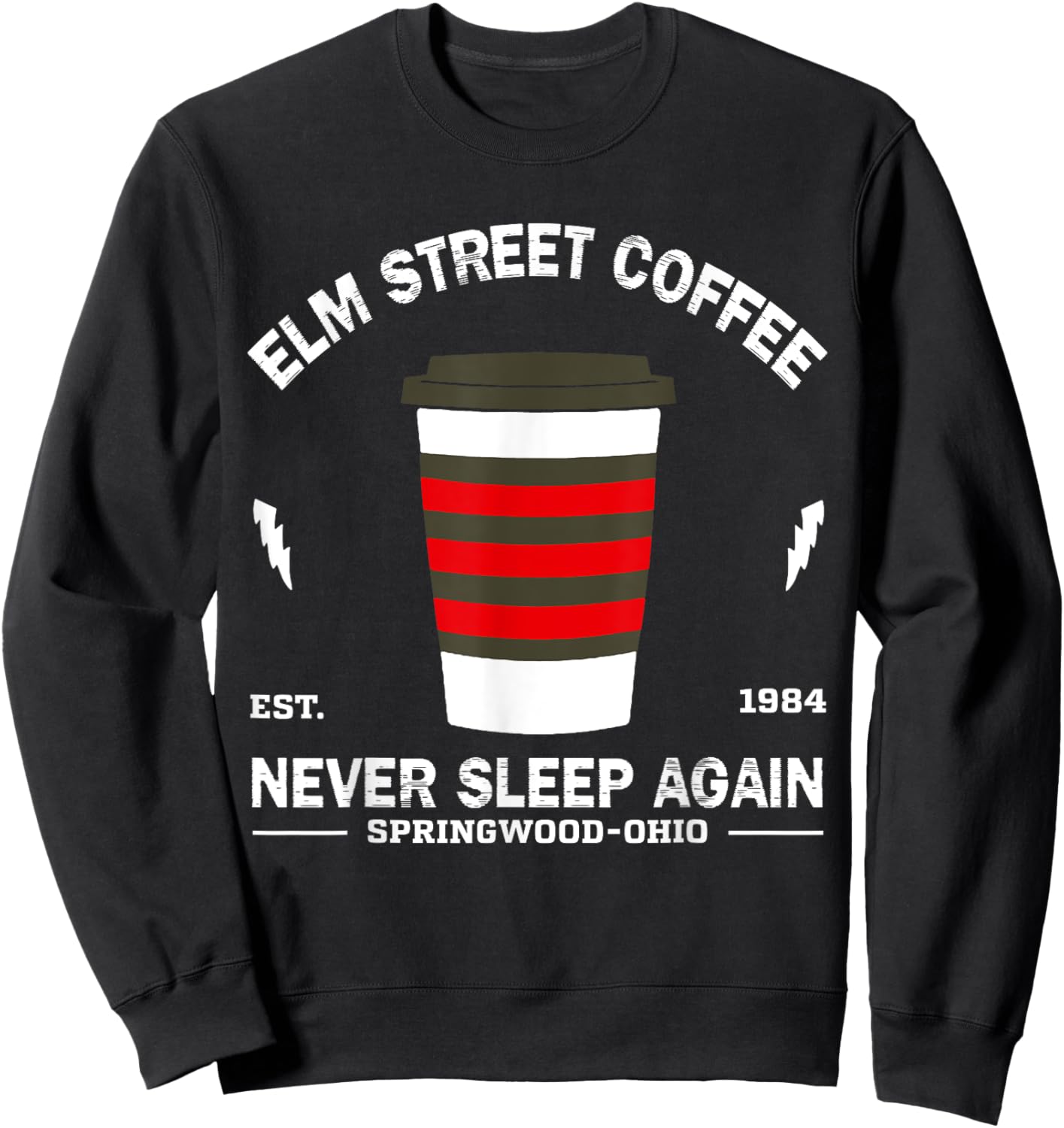 Streets Vintage Halloween Movies Funny Outfits Lovers Elms Sweatshirt - Sweatshirt | Black