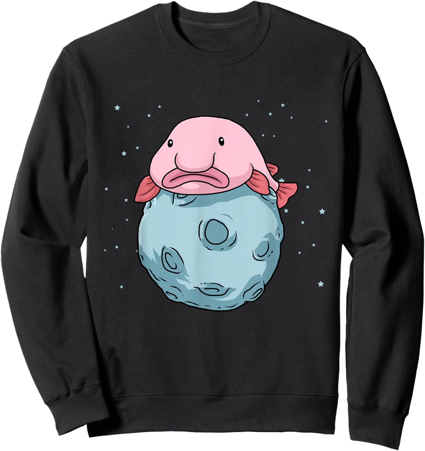 Astronaut Blobfish Shirt Kids Blobfish Gifts Men Blobfish Sweatshirt - Sweatshirt | Black