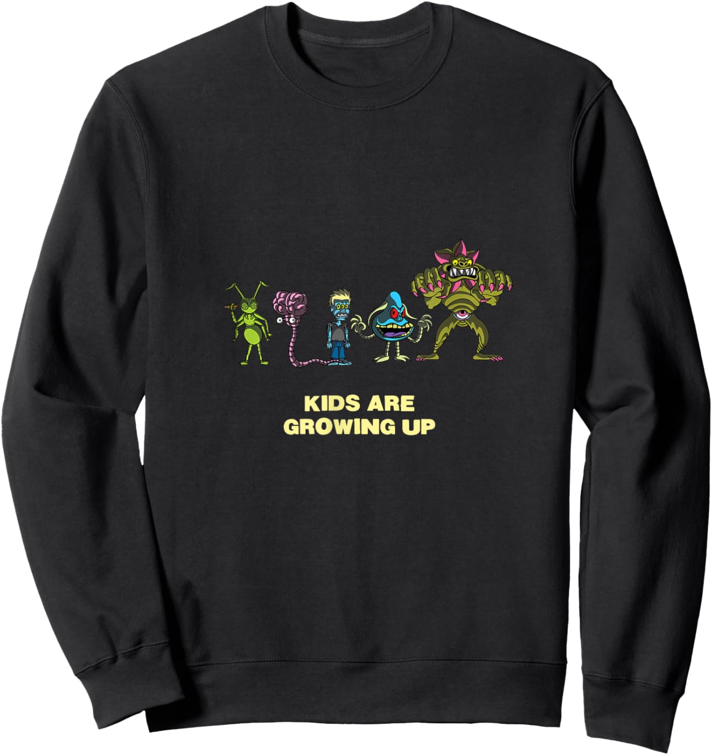 Kids are Growing Up, The Kid Laroi, Documentary Characters Sweatshirt - Sweatshirt | Black